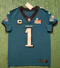 Jalen Hurts Philadelphia Eagles Jersey #1 Nike Vapor FUSE Elite Green size 40 (Medium) NFL