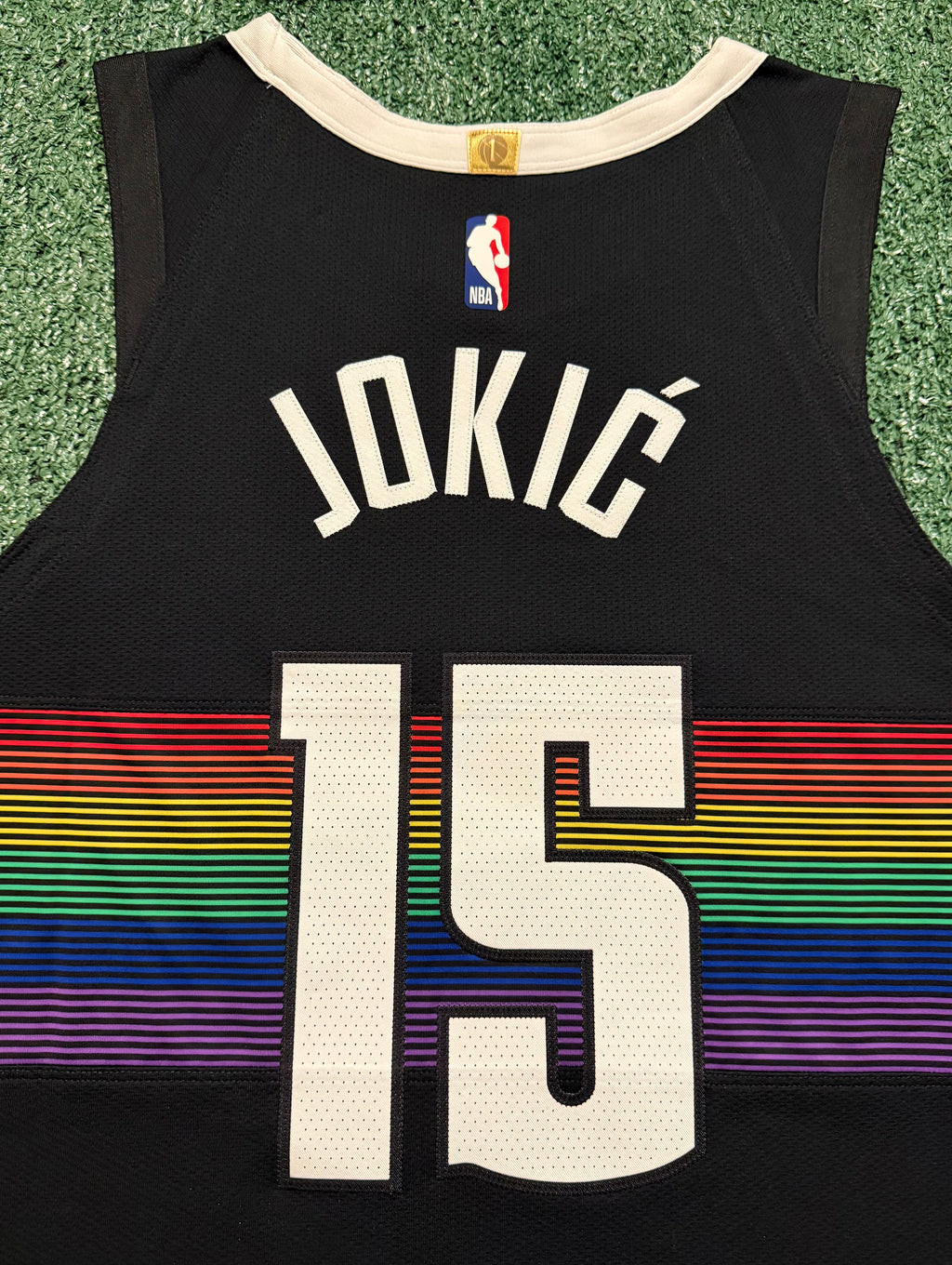 Nikola Jokic Denver Nuggets Jersey #15 Nike ADV Authentic Black Size 44 (M) NBA