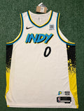 Tyrese Haliburton Indiana Pacers Jersey #0 Nike ADV Authentic White Size 52 (XL) NBA