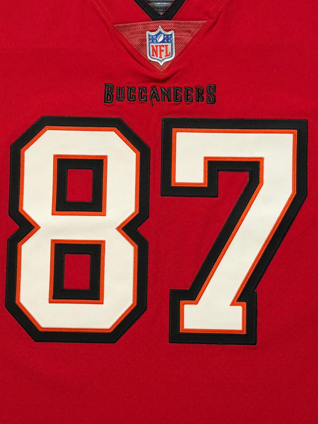 Rob Gronkowski Tampa Bay Buccaneers Jersey #87 Nike Vapor Elite red size 48 (XL) NFL