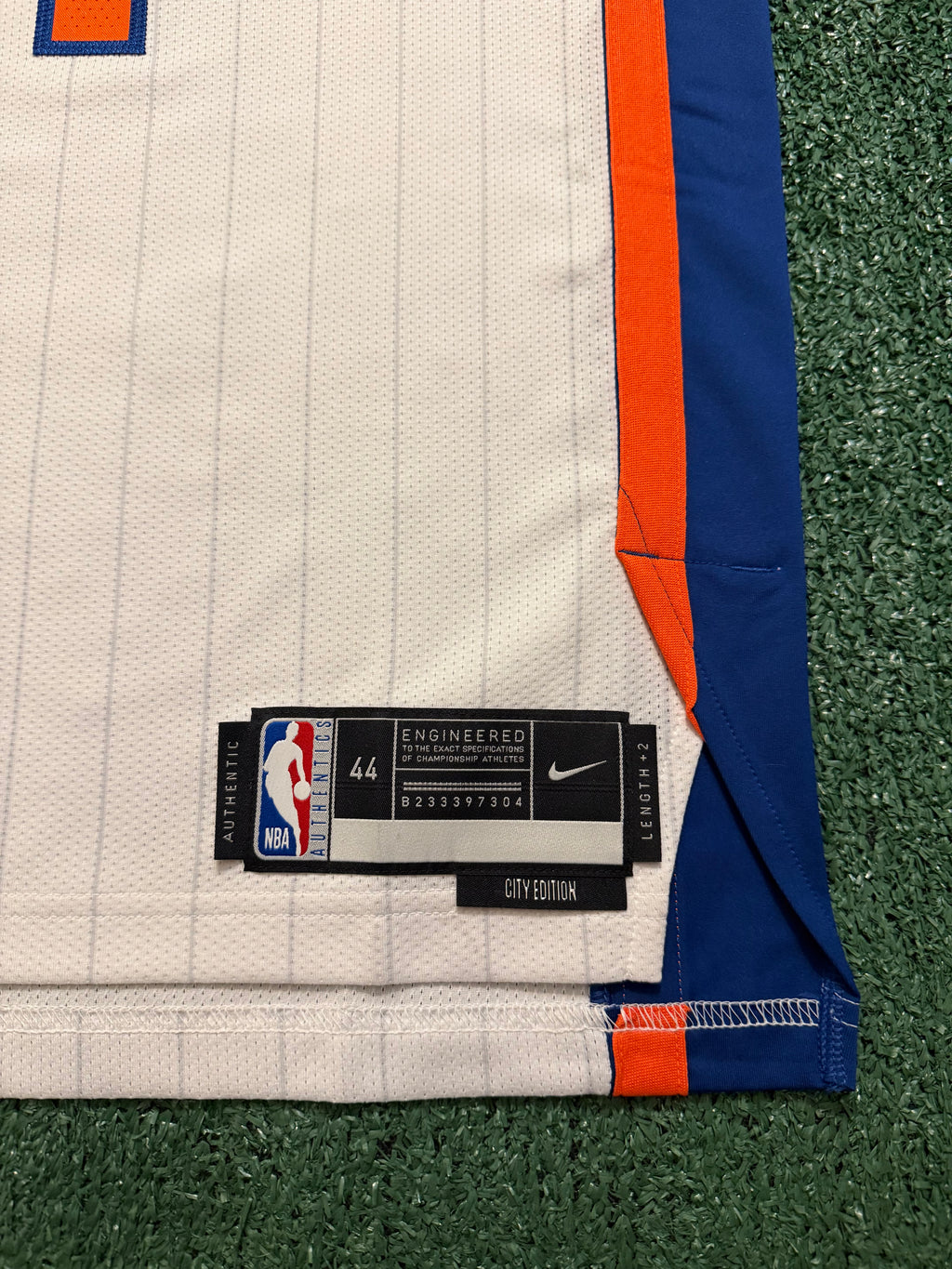 Jalen Brunson New York Knicks Jersey #11 Nike ADV Authentic White Size 44 (M) NBA