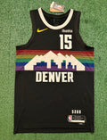 Nikola Jokic Denver Nuggets Jersey #15 Nike ADV Authentic Black Size 44 (M) NBA