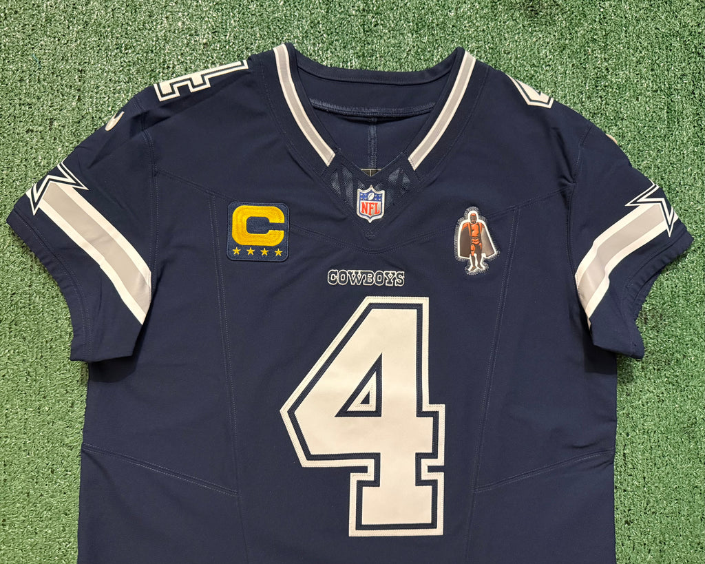 Dak Prescott Dallas Cowboys Jersey #4 Nike Vapor Fuse Elite Navy Size 44 (Large) NFL