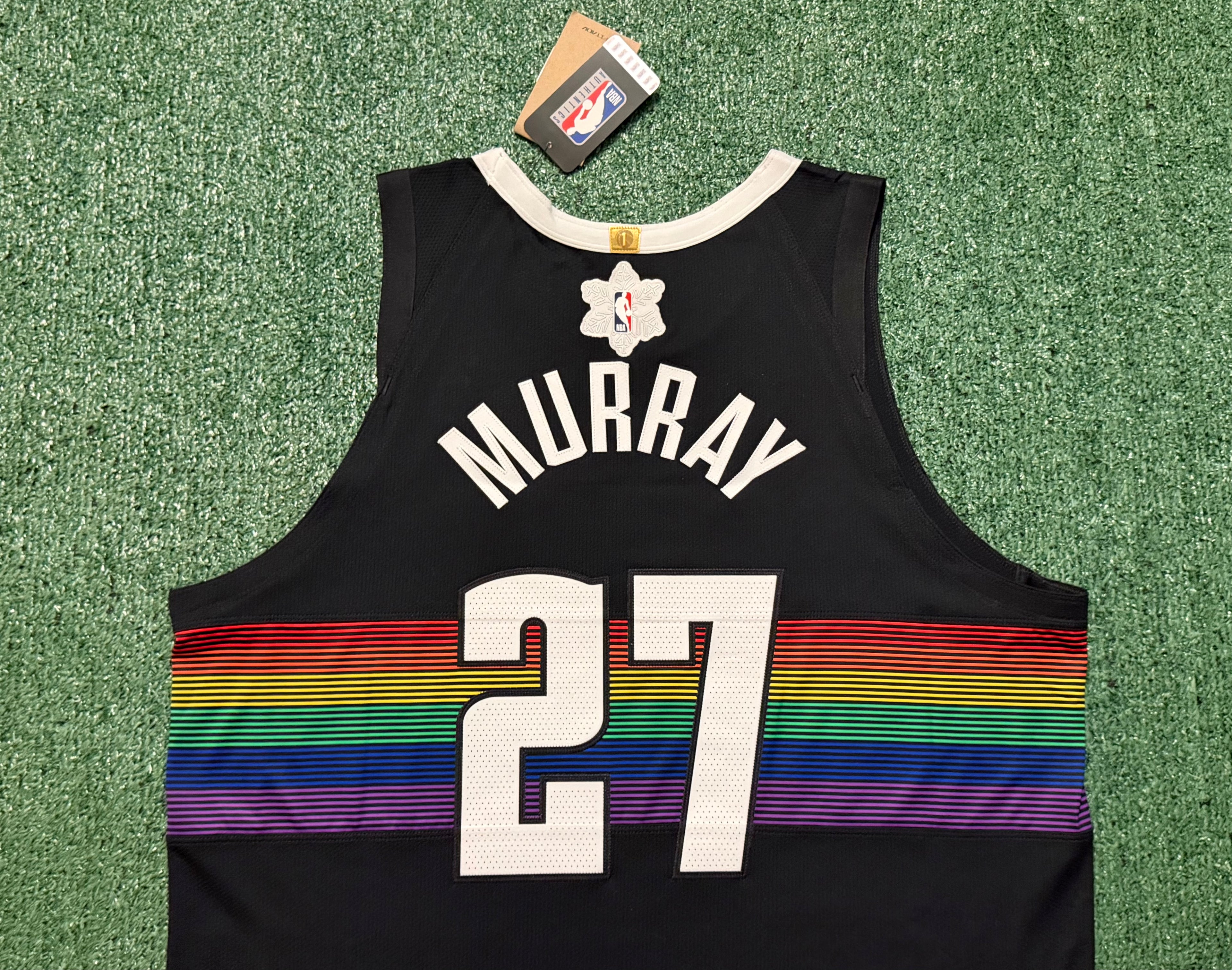 Jamal Murray Denver Nuggets Jersey #27 Nike ADV Authentic Black Size 52 (XL) NBA