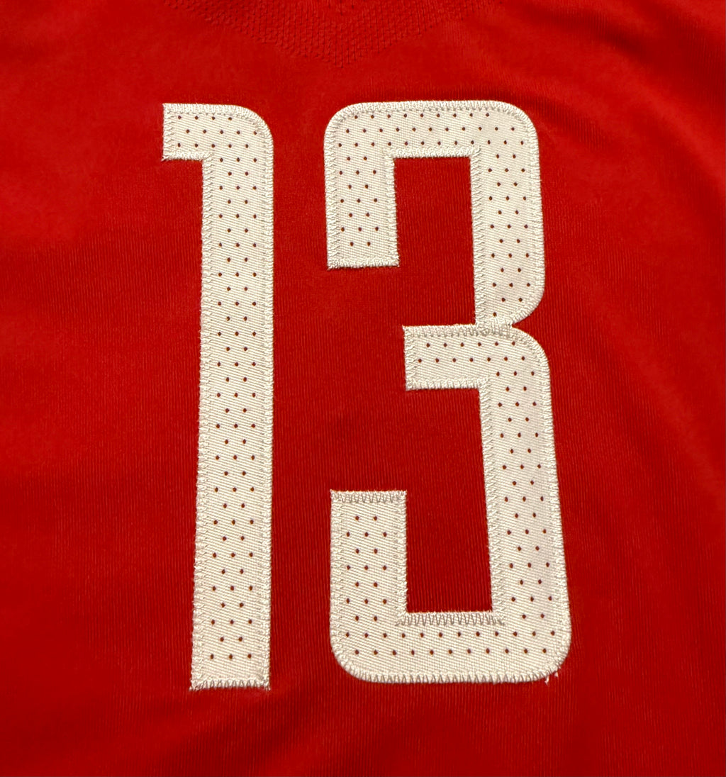 James Harden Houston Rockets Jersey #1 Nike AeroSwift Authentic Red Size 52 (XL) NBA