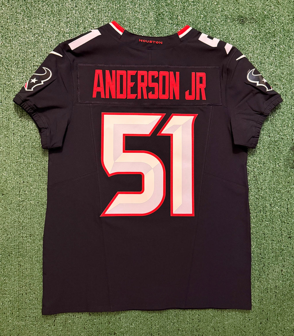 Will Anderson Jr Houston Texans Jersey #51 Nike Vapor Fuse Elite Navy Size 40 (M) NFL