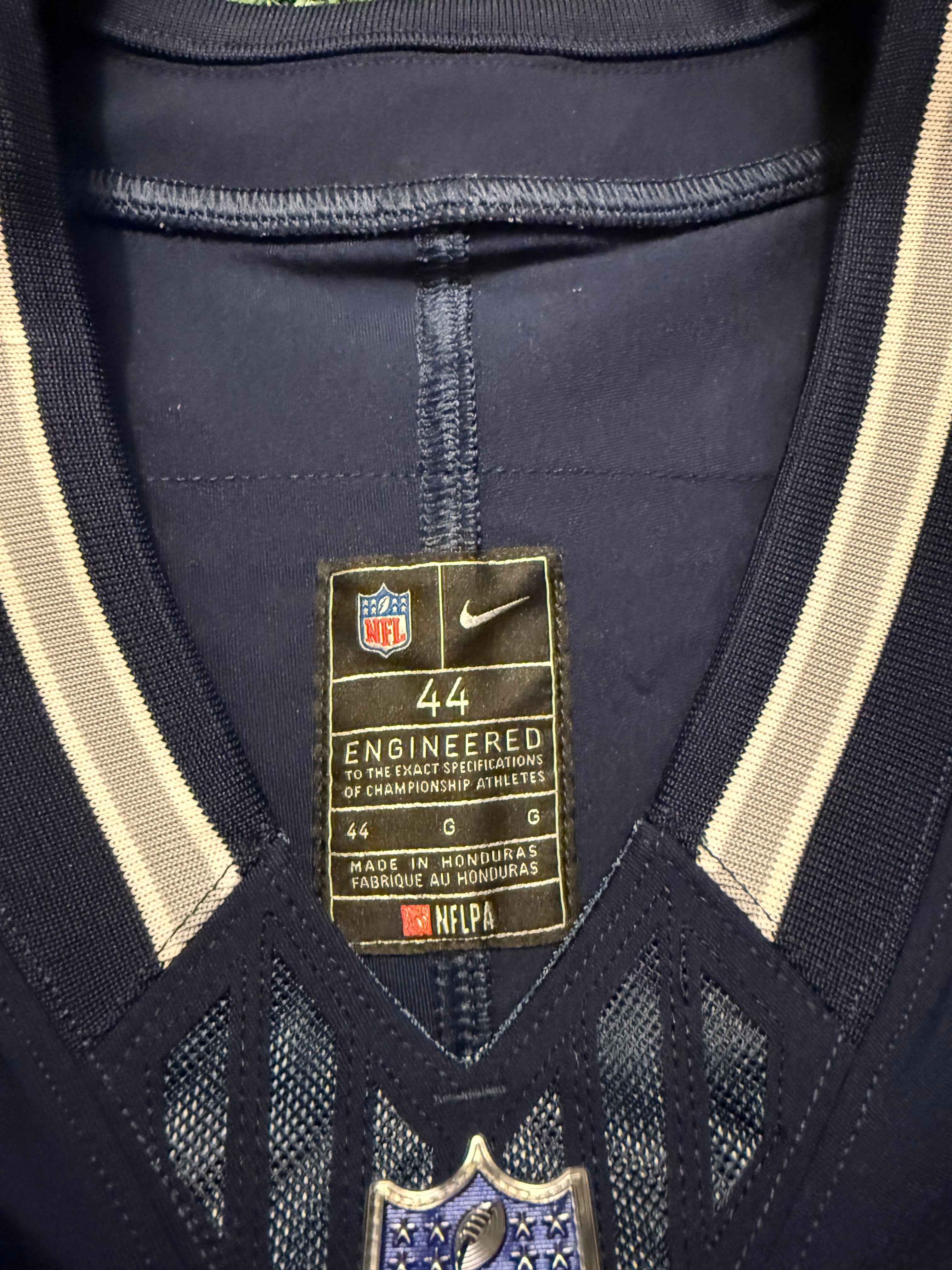 Dak Prescott Dallas Cowboys Jersey #4 Nike Vapor Fuse Elite Navy Size 44 (Large) NFL