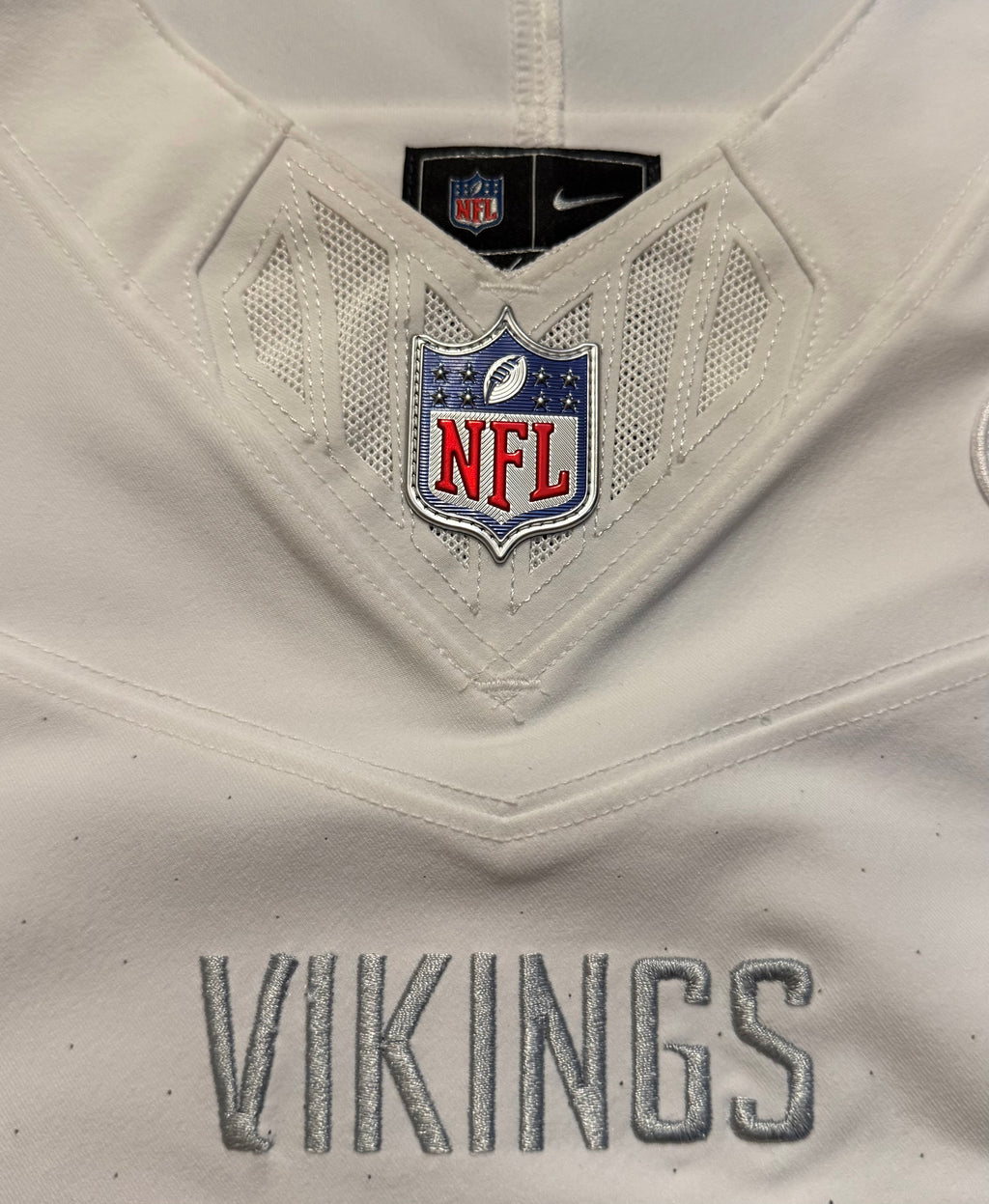 Justin Jefferson Minnesota Vikings Jersey #18 Nike Vapor FUSE Elite White Size 44 (Large) NFL