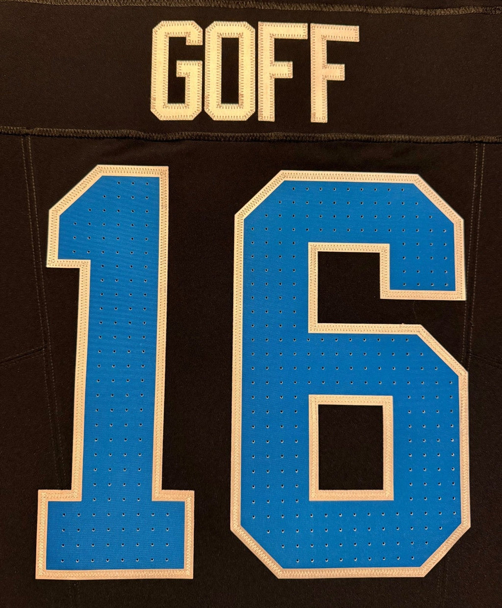 Jared Goff Detroit Lions Jersey #16  Nike Vapor FUSE Elite Black Size 48 (XL) NFL