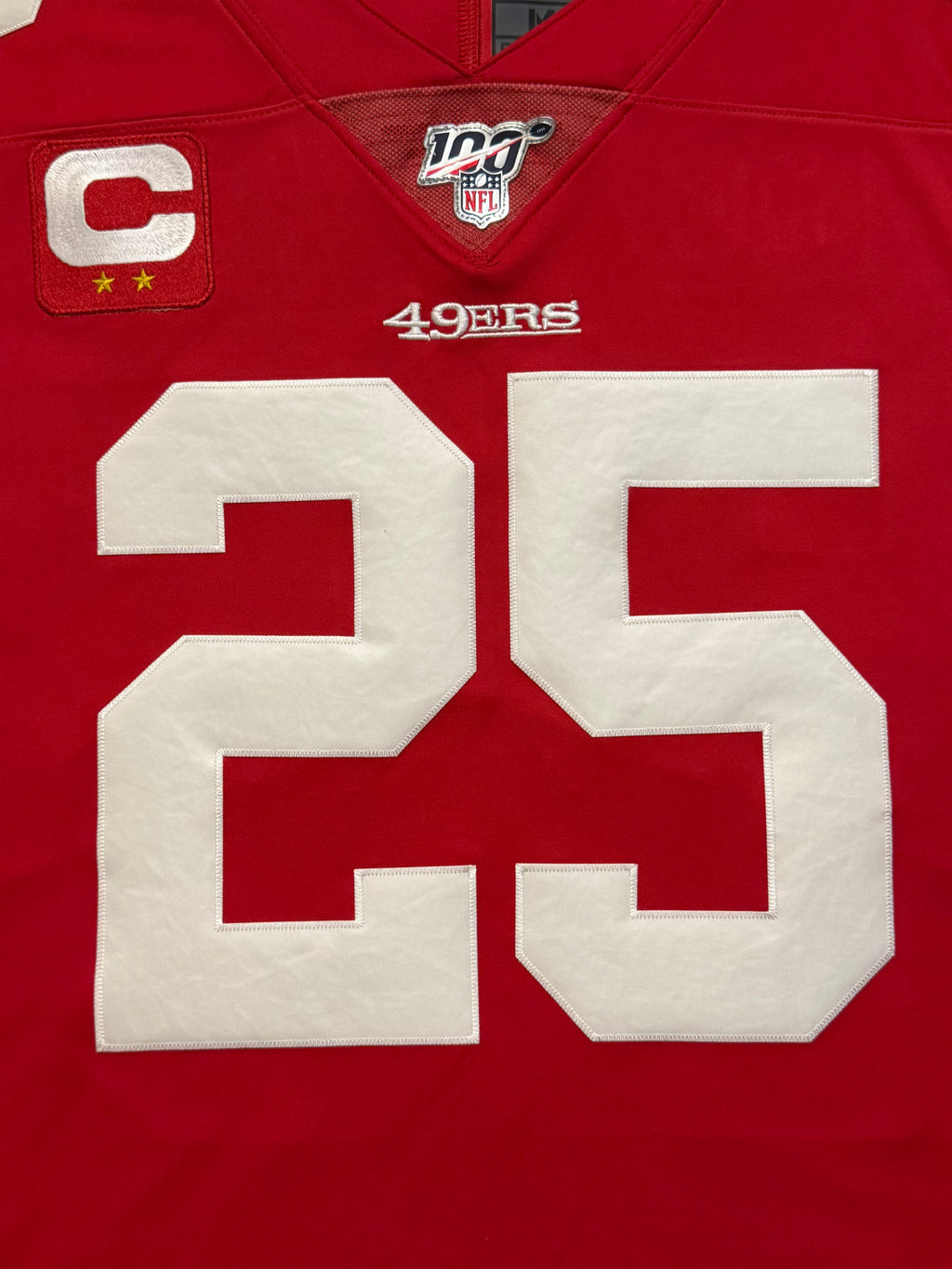 Richard Sherman San Francisco 49ers Jersey #25 Nike Vapor Limited Red Size (Medium) NFL