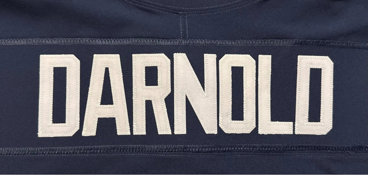 Sam Darnold Seattle Seahawks Jersey #14 Nike Vapor FUSE Elite Navy Size 44 (Large) NFL