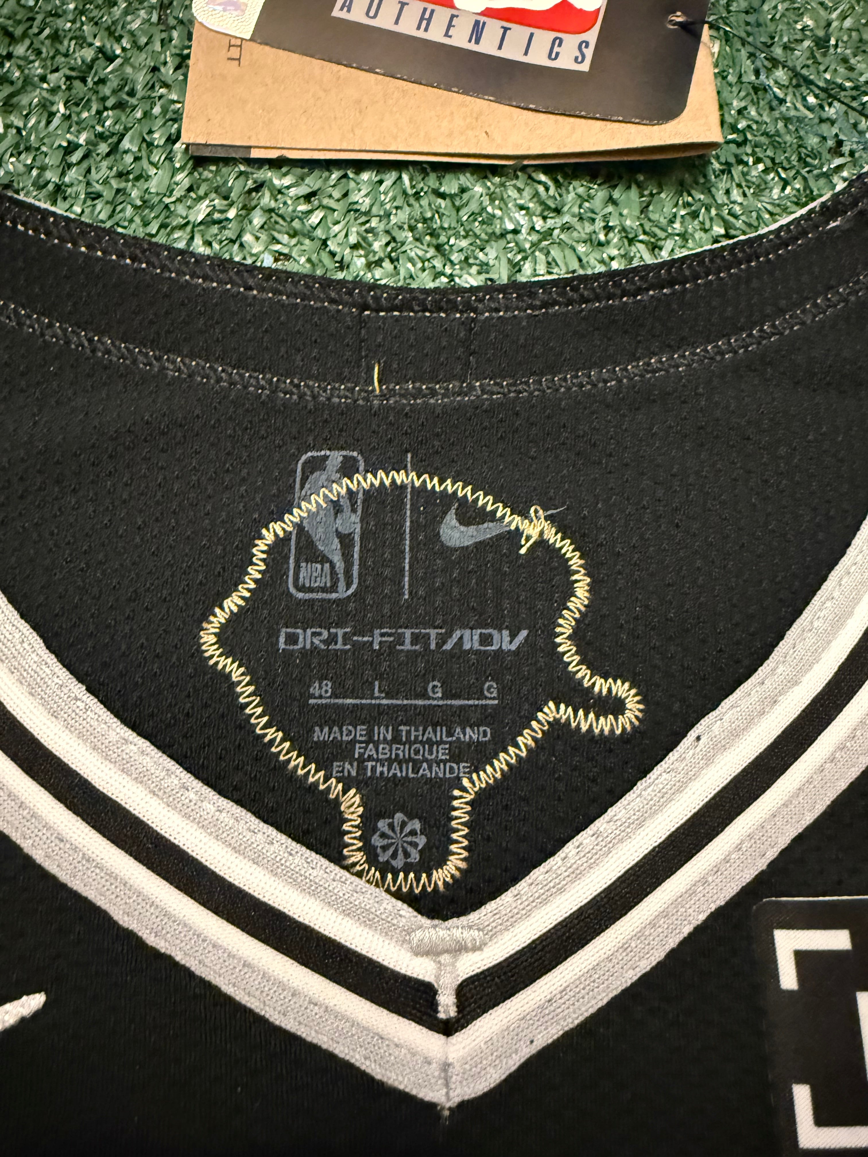 Victor Wembanyama San Antonio Spurs Jersey #1 Nike ADV Authentic Black Size 48 (L) NBA