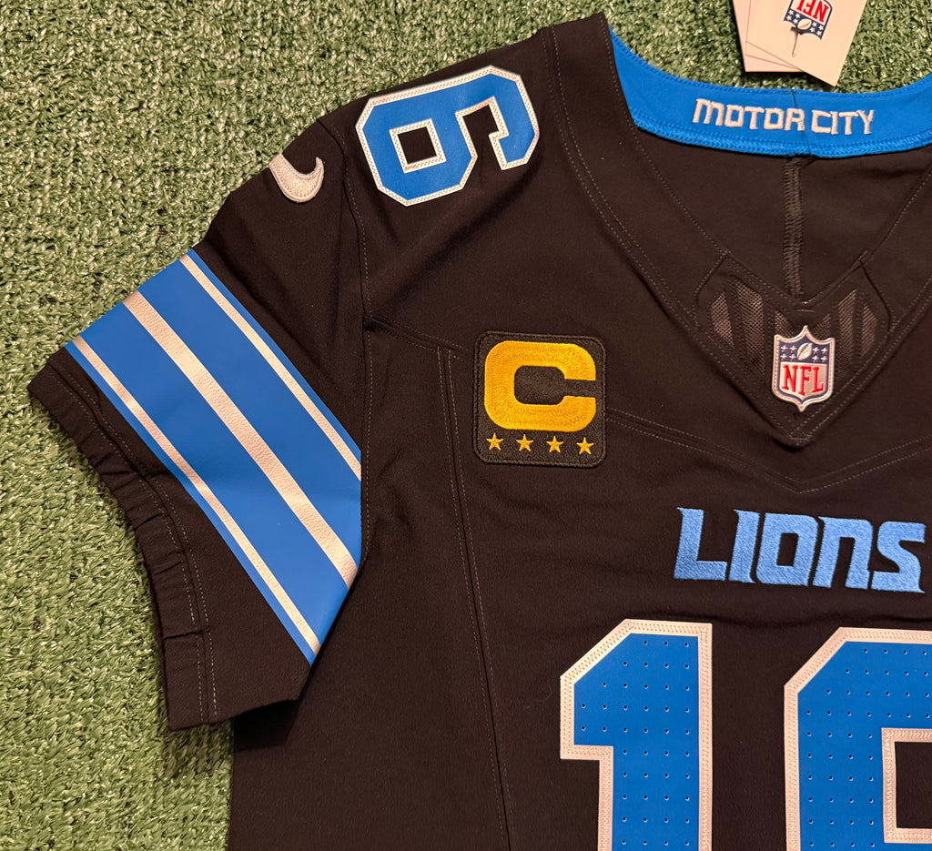 Jared Goff Detroit Lions Jersey #16  Nike Vapor FUSE Elite Black Size 40 (Medium) NFL