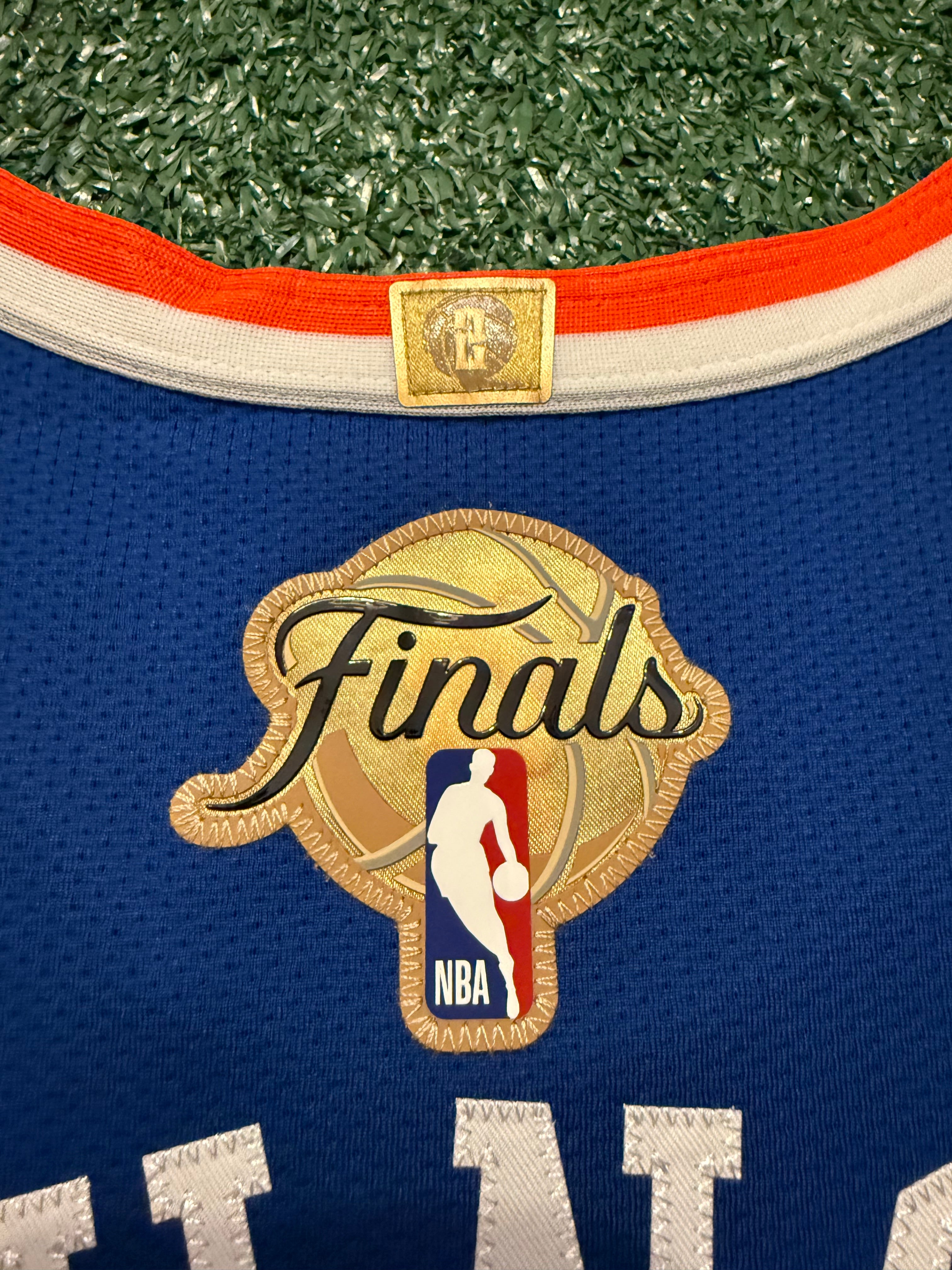 Jalen Brunson New York Knicks Jersey #11 Finals Nike ADV Authentic Blue Size 44 (M) NBA