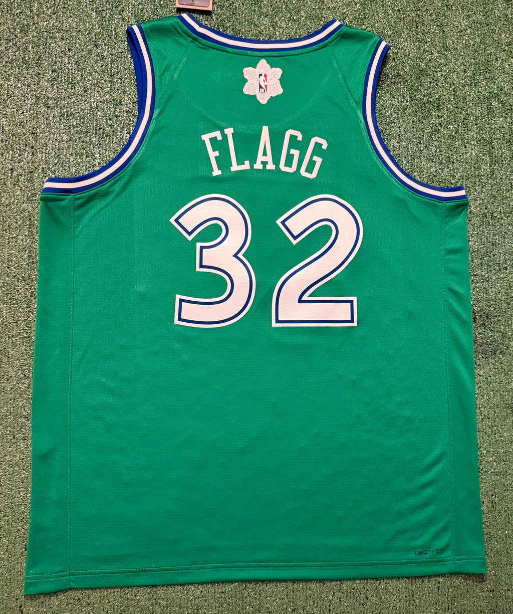 Cooper Flagg Dallas Mavericks Jersey #32 Nike Swingman Green Size 52 (XL) NBA