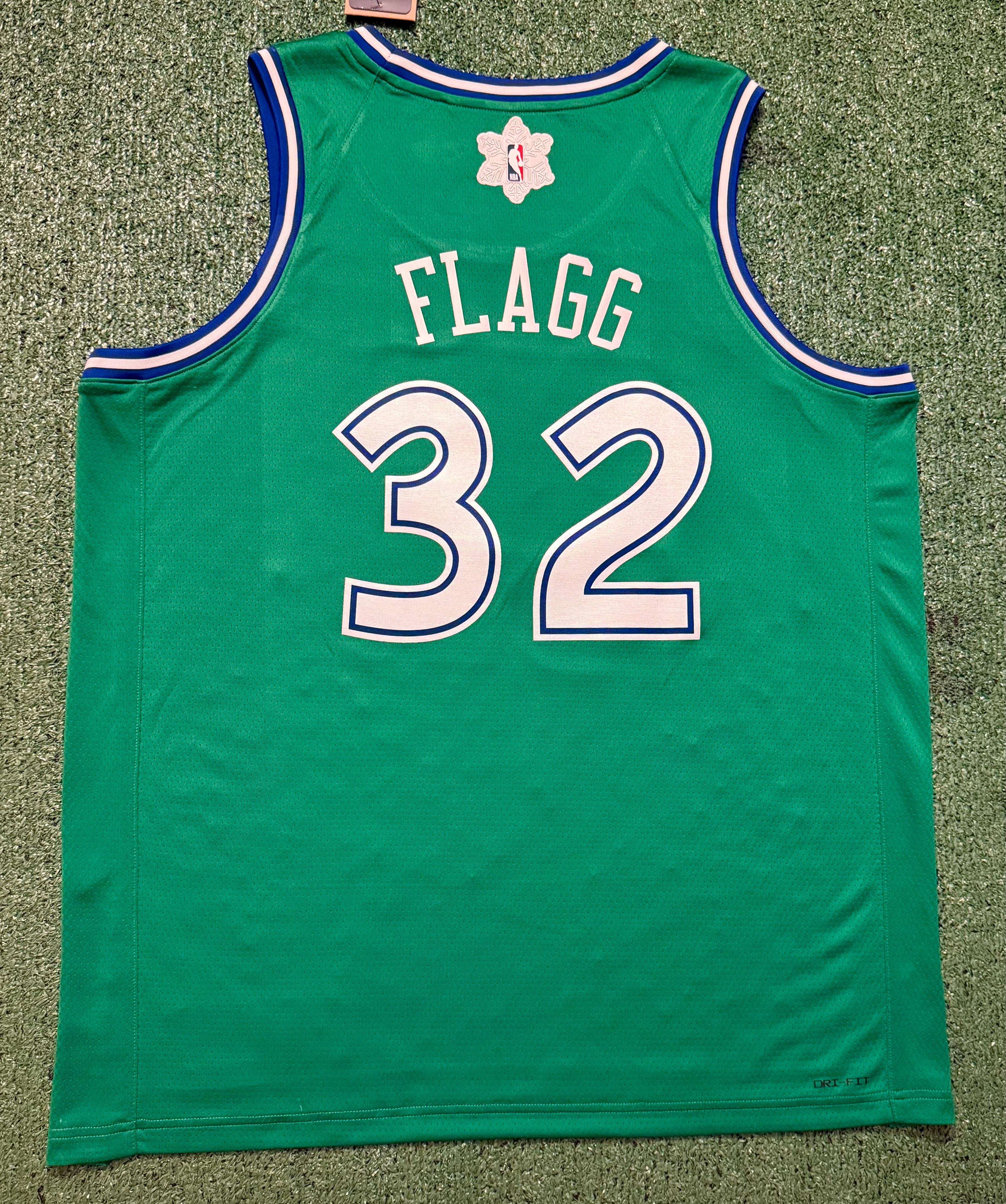 Cooper Flagg Dallas Mavericks Jersey #32 Nike Swingman Green Size 52 (XL) NBA