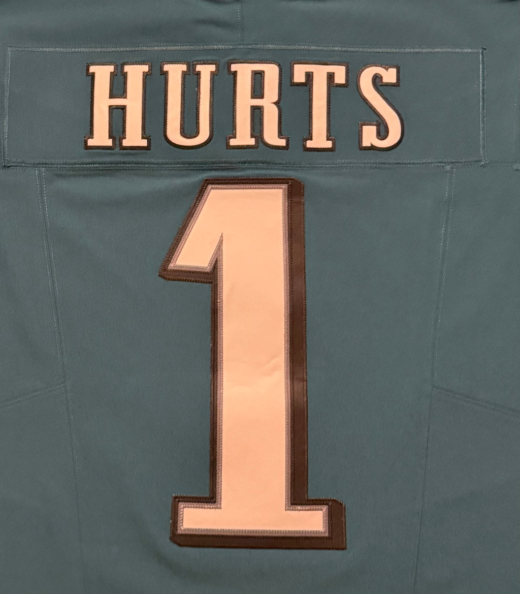 Jalen Hurts Philadelphia Eagles Jersey #1 Nike Vapor FUSE Elite Green size 44 (Large) NFL