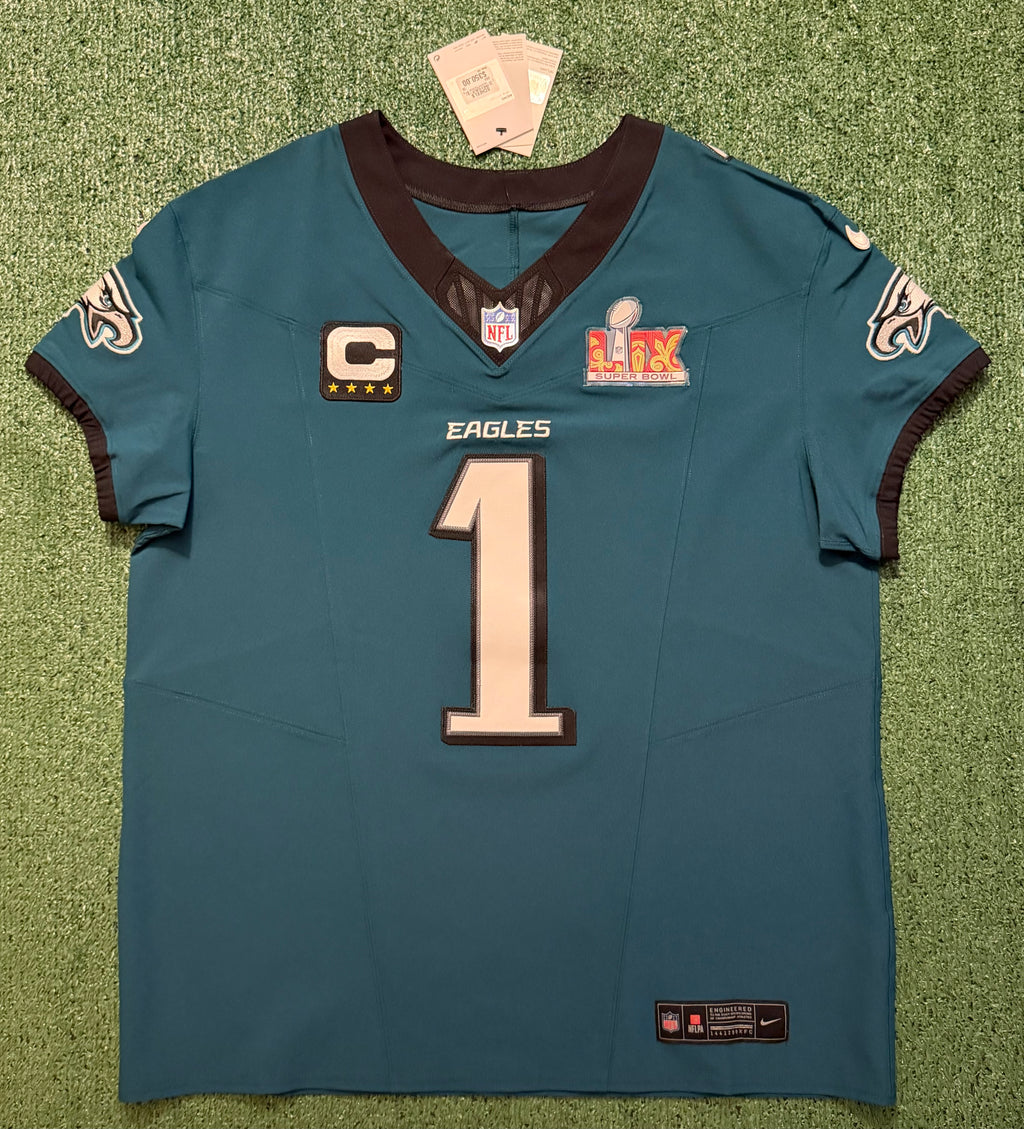 Jalen Hurts Philadelphia Eagles Jersey #1 Nike Vapor FUSE Elite Green size 48 (XL) NFL