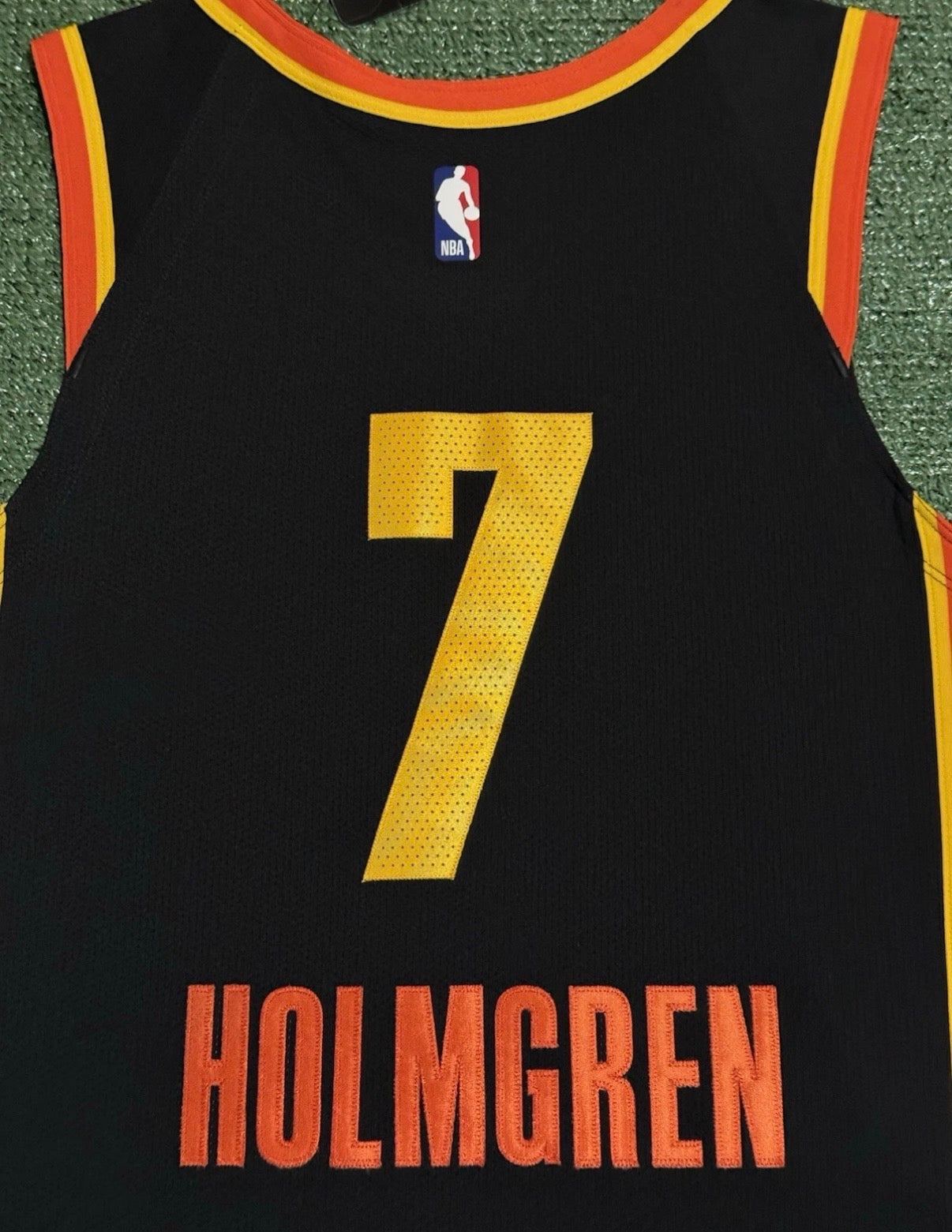 Chet Holmgren Oklahoma City Thunder Jersey #7 Nike ADV Authentic Black Size 44 (M) NBA