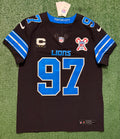Aidan Hutchinson Detroit Lions Jersey #97 Nike Vapor FUSE Elite black size 40 (Medium) NFL
