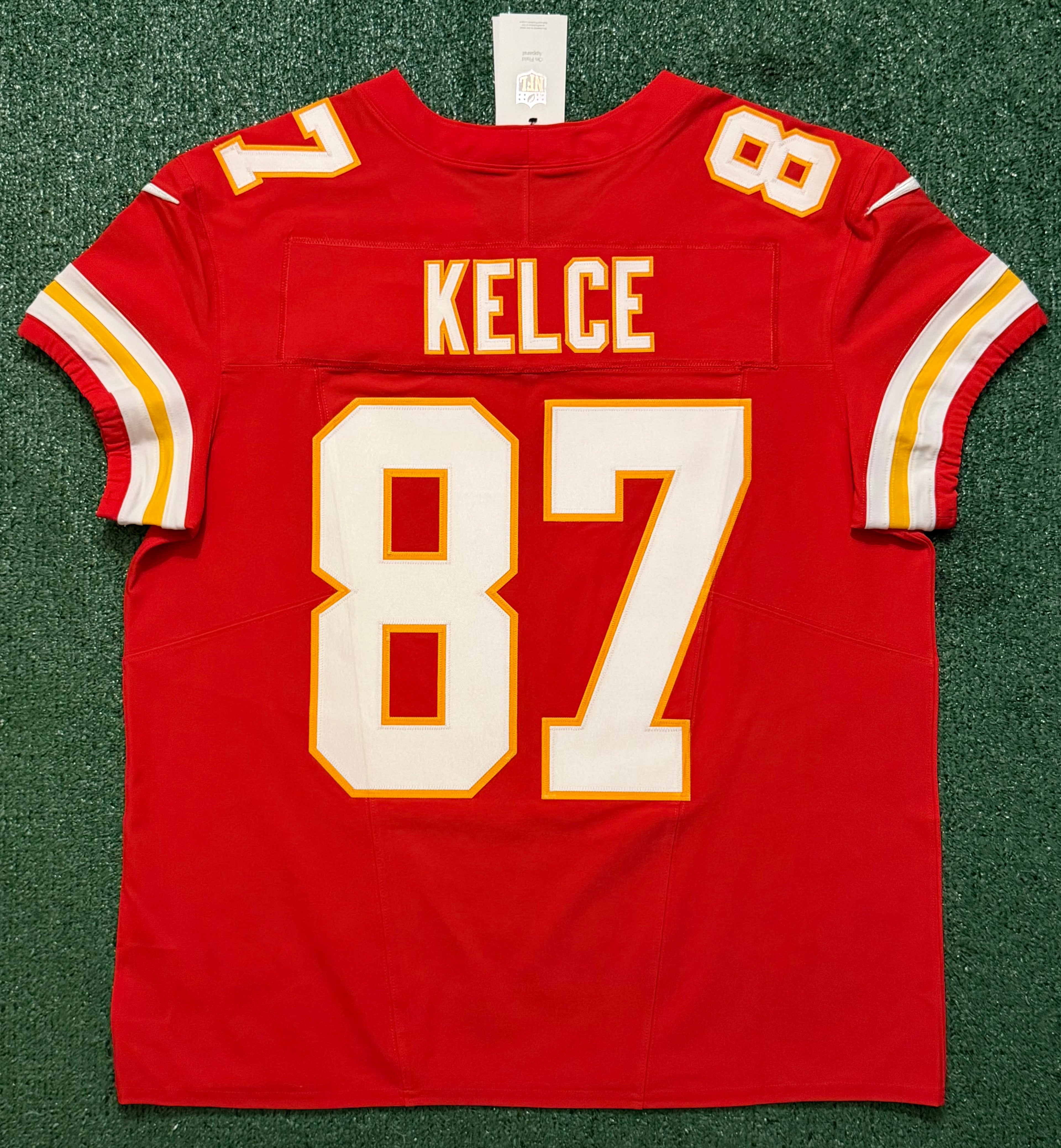 Travis Kelce Kansas City Chiefs Jersey #87 Nike Vapor Fuse Elite Red Size 48 (XL) NFL