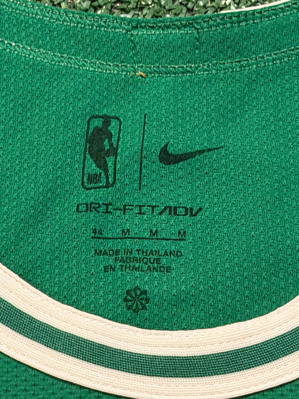 Jayson Tatum Boston Celtics Jersey #0 Nike ADV Authentic Green Size 44 (Medium) NBA