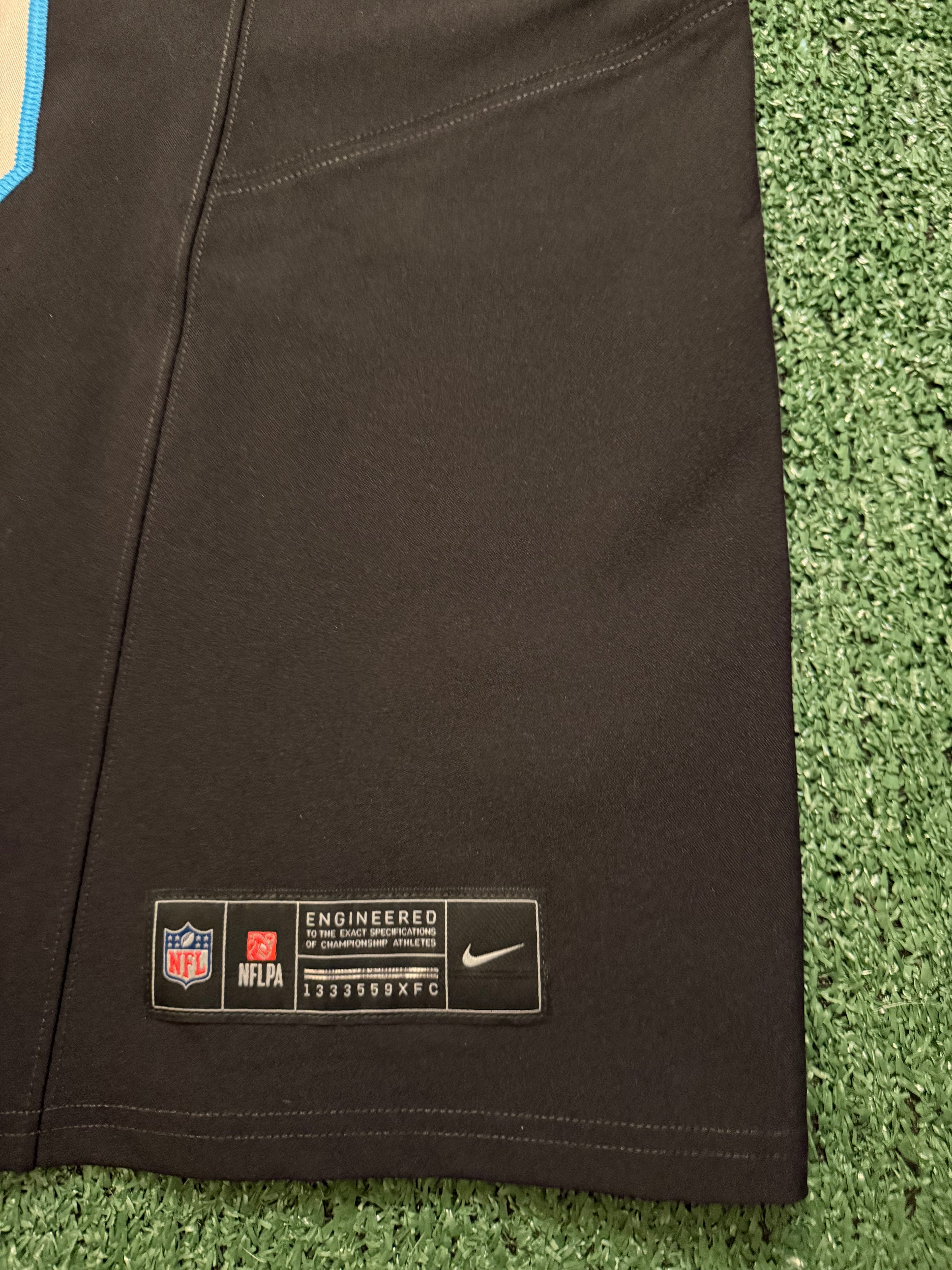 Bryce Young Carolina Panthers Jersey #9 Nike Vapor FUSE Elite Black Size 44 (Large) NFL