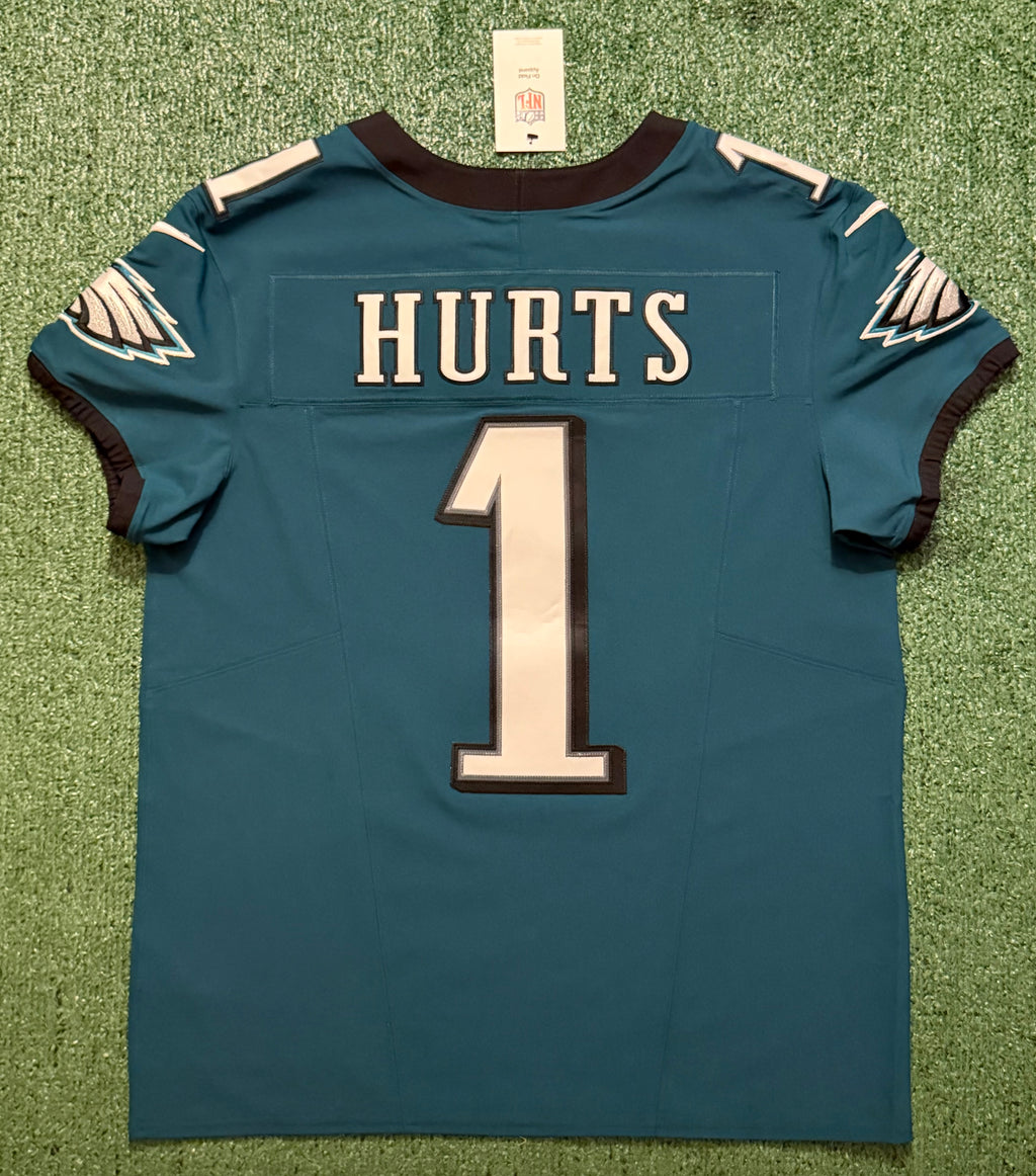 Jalen Hurts Philadelphia Eagles Jersey #1 Nike Vapor FUSE Elite Green size 44 (Large) NFL
