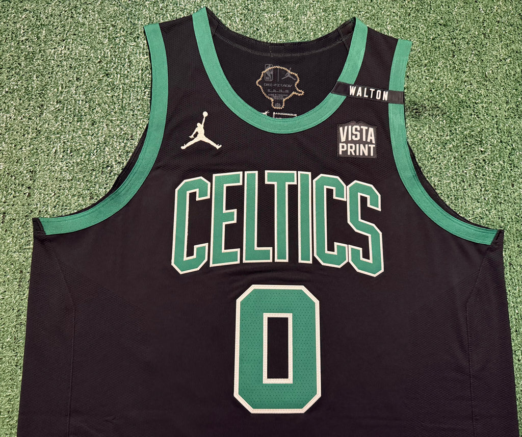 Jayson Tatum Boston Celtics Jersey #0 Nike ADV Authentic Black Size 52 (XL) NBA