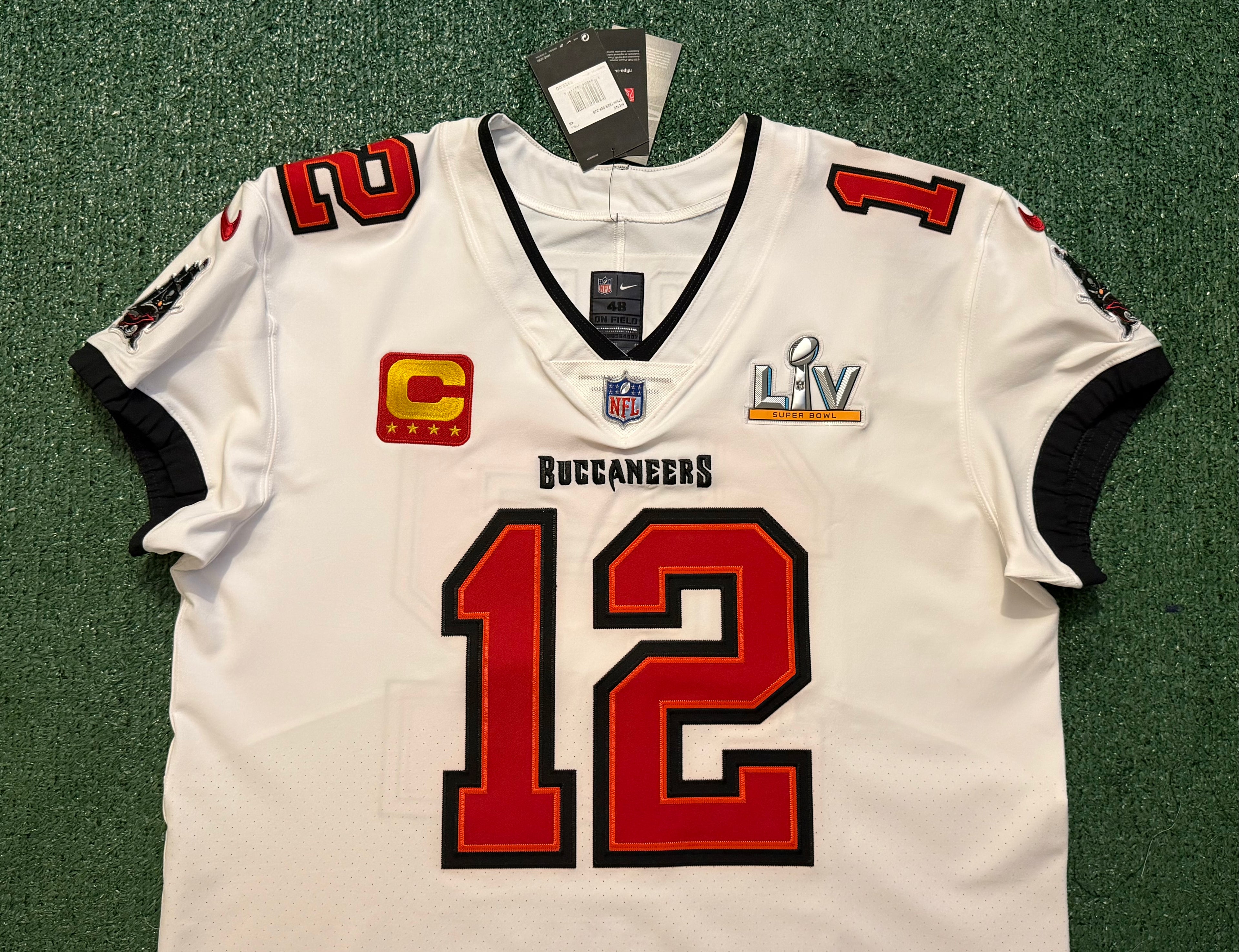 Tom Brady Tampa Bay Buccaneers Jersey #12 Nike Vapor Elite White size 48 (XL) NFL