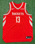 James Harden Houston Rockets Jersey #1 Nike AeroSwift Authentic Red Size 52 (XL) NBA