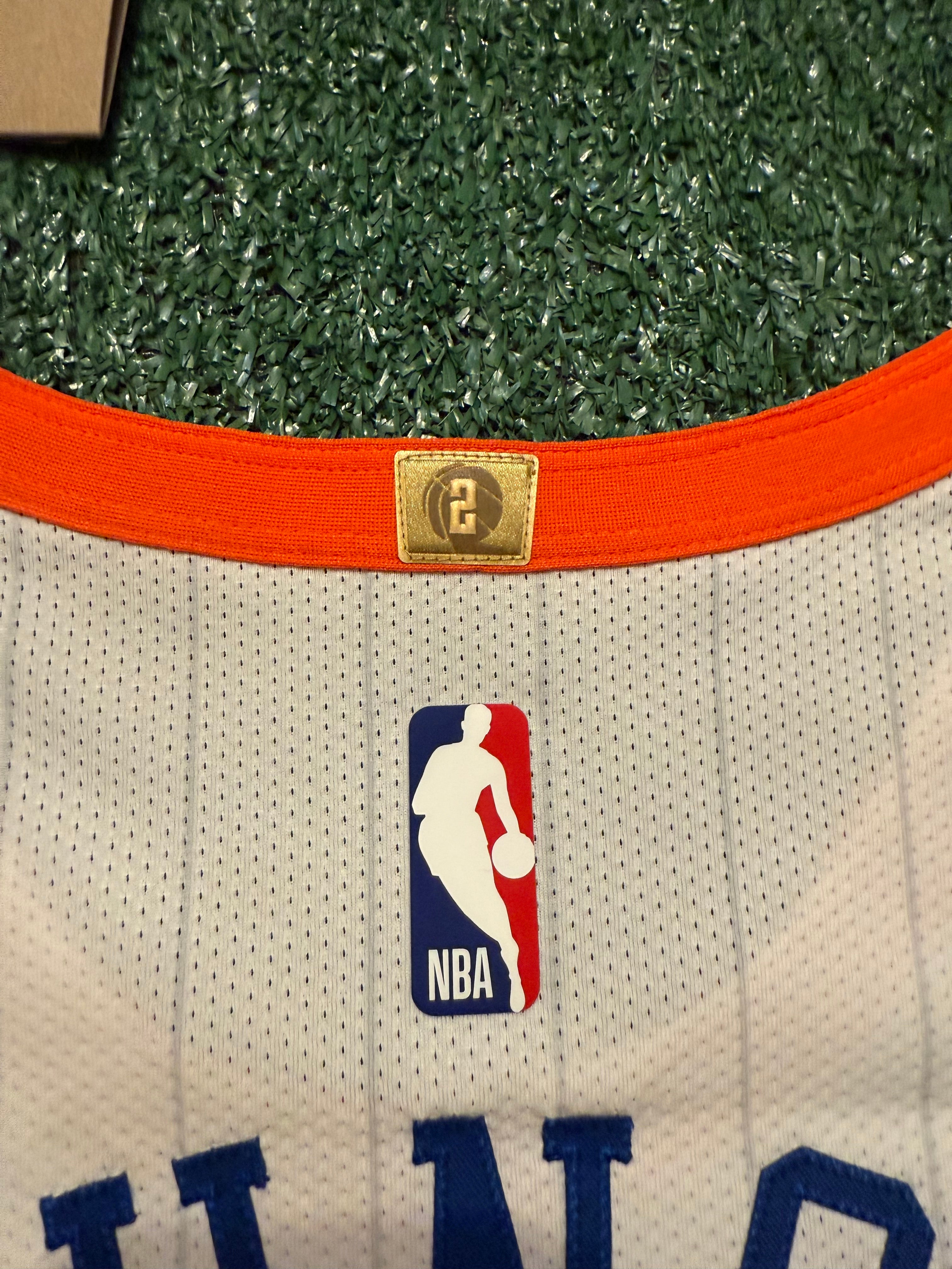 Jalen Brunson New York Knicks Jersey #11 Nike ADV Authentic White Size 44 (M) NBA