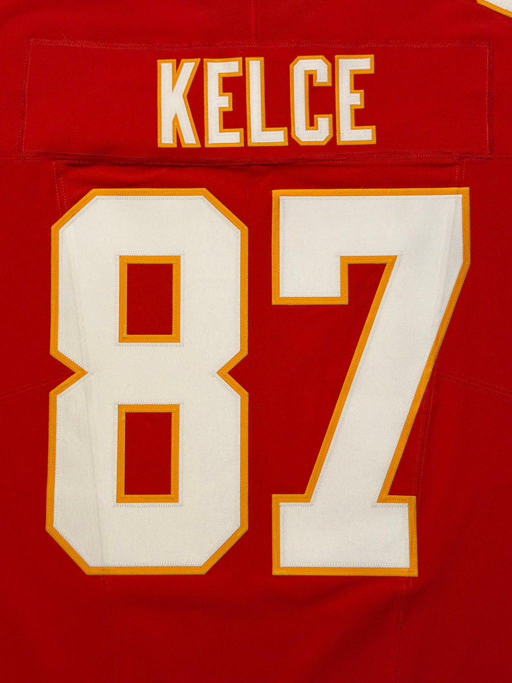 Travis Kelce Kansas City Chiefs Jersey #87 Nike Vapor Fuse Elite Red Size 48 (XL) NFL
