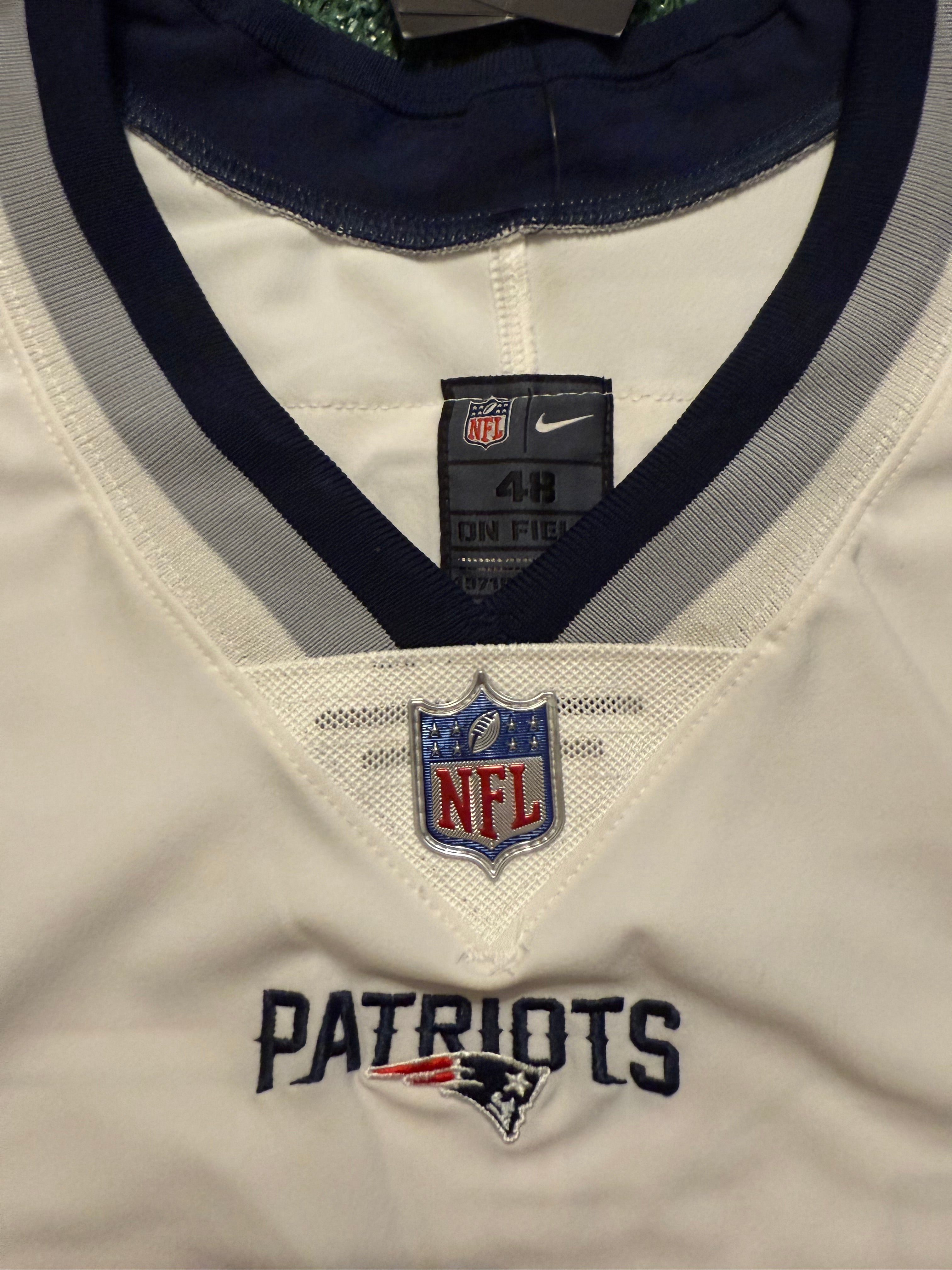 Rob Gronkowski New England Patriots Jersey #87 Nike Vapor Elite White Size 48 (XL) NFL