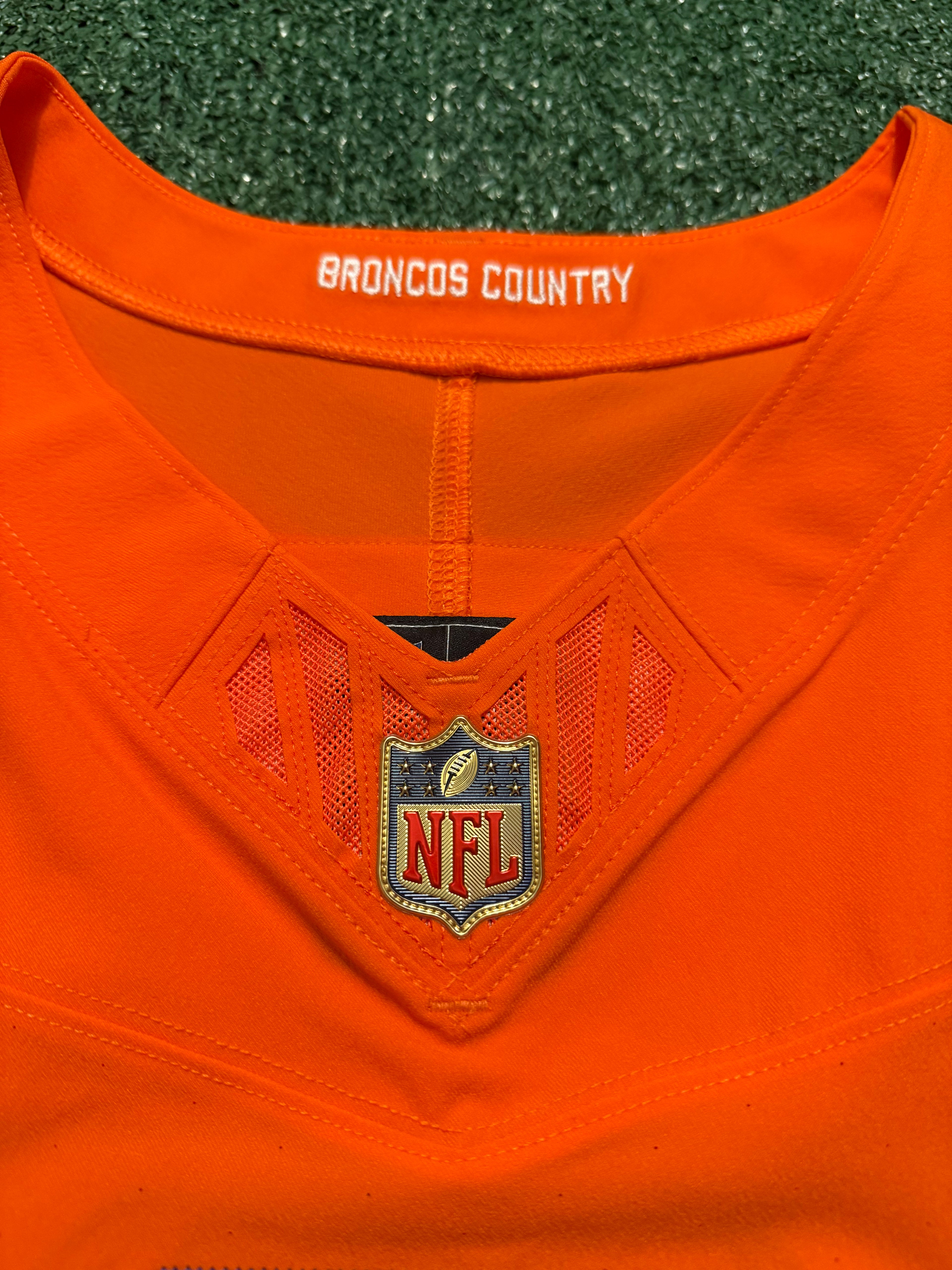 Pat Surtain II Denver Broncos Jersey #2 Nike Vapor Fuse Elite Orange Size 52 (XXL) NFL