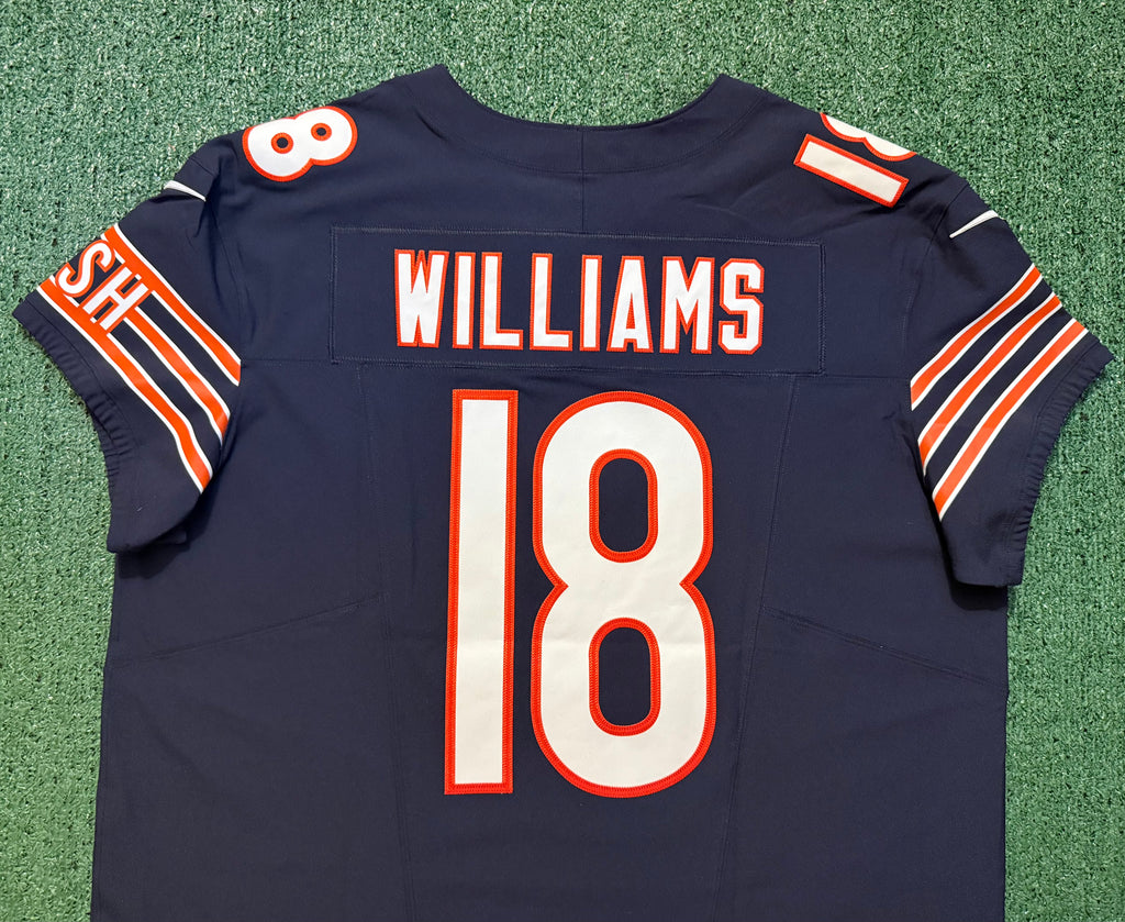 Caleb Williams Chicago Bears Jersey #18 Nike Vapor FUSE Elite Navy Size 52 (XXL) NFL