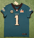 Jalen Hurts Philadelphia Eagles Jersey #1 Nike Vapor FUSE Elite Green size 44 (Large) NFL