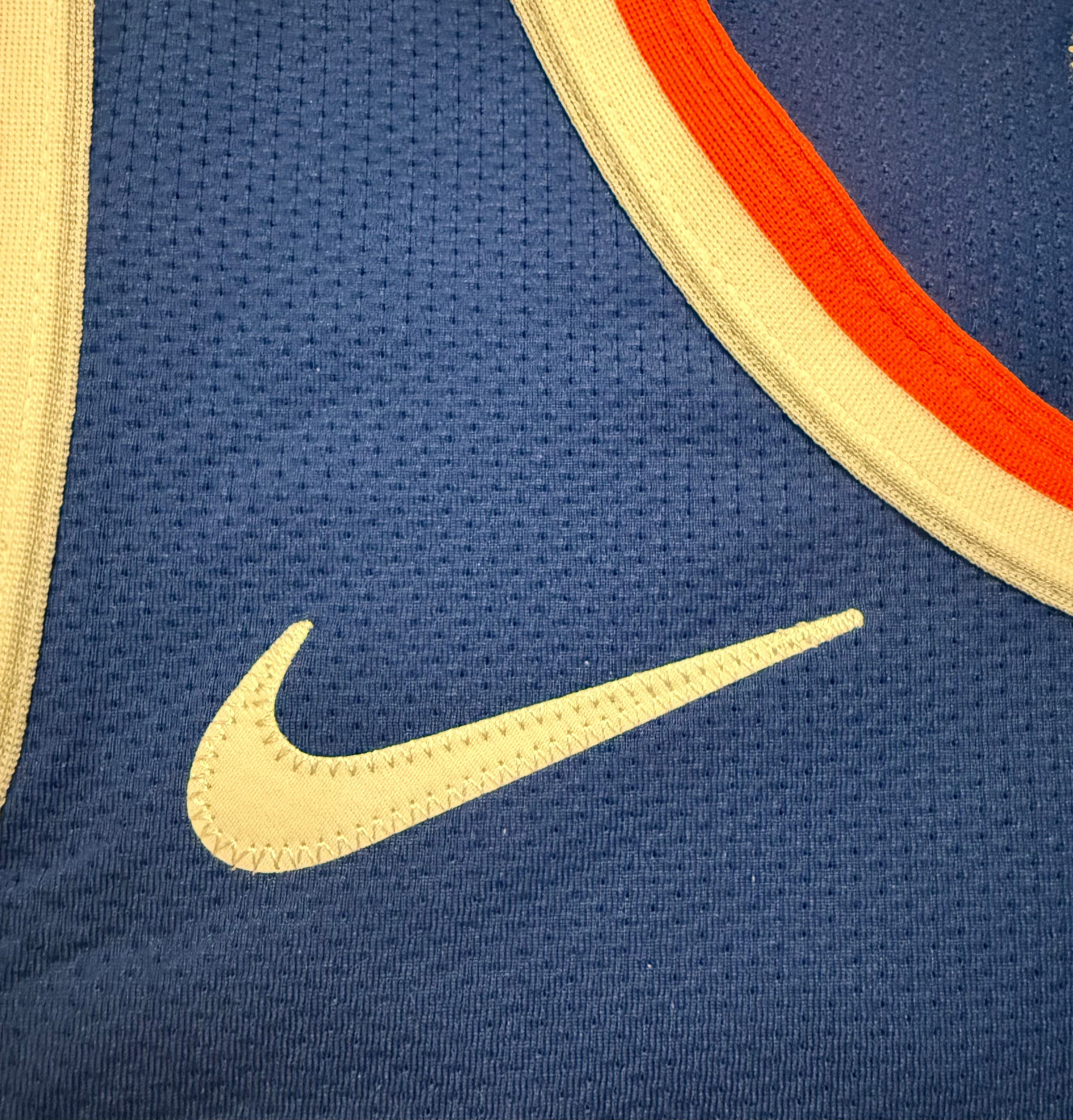 Jalen Brunson New York Knicks Jersey #11 Finals Nike ADV Authentic Blue Size 52 (XL) NBA