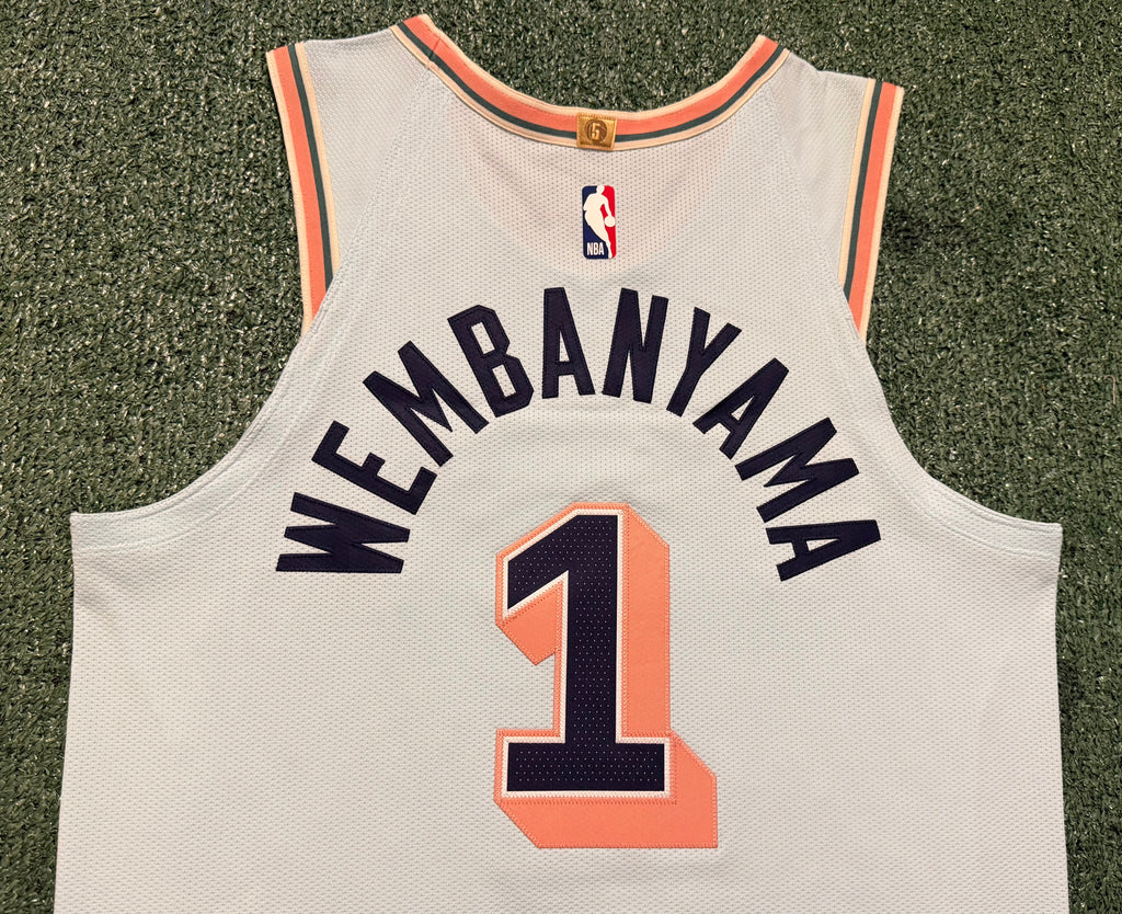 Victor Wembanyama San Antonio Spurs Jersey #1 Nike ADV Authentic Blue Size 44 (M) NBA
