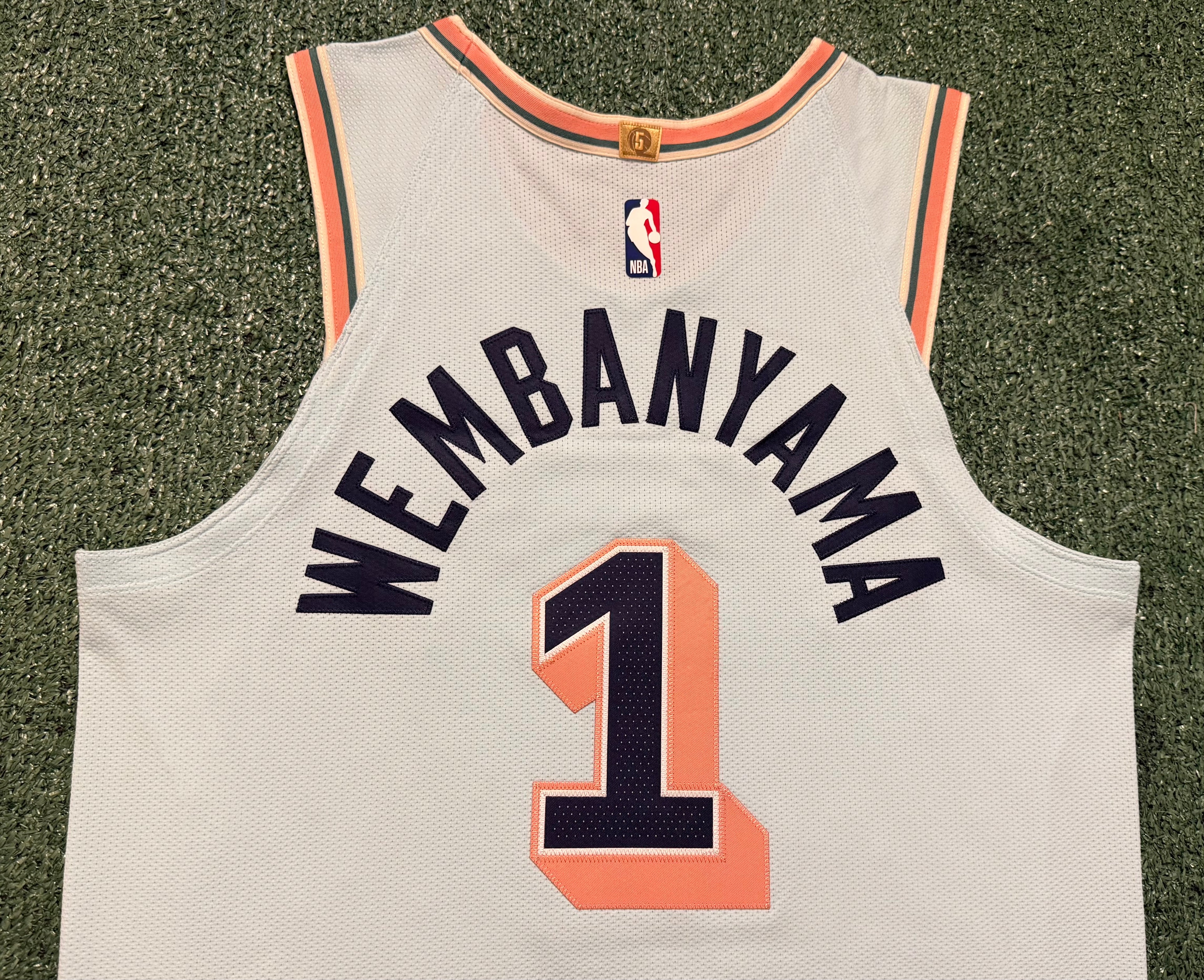 Victor Wembanyama San Antonio Spurs Jersey #1 Nike ADV Authentic Blue Size 44 (M) NBA