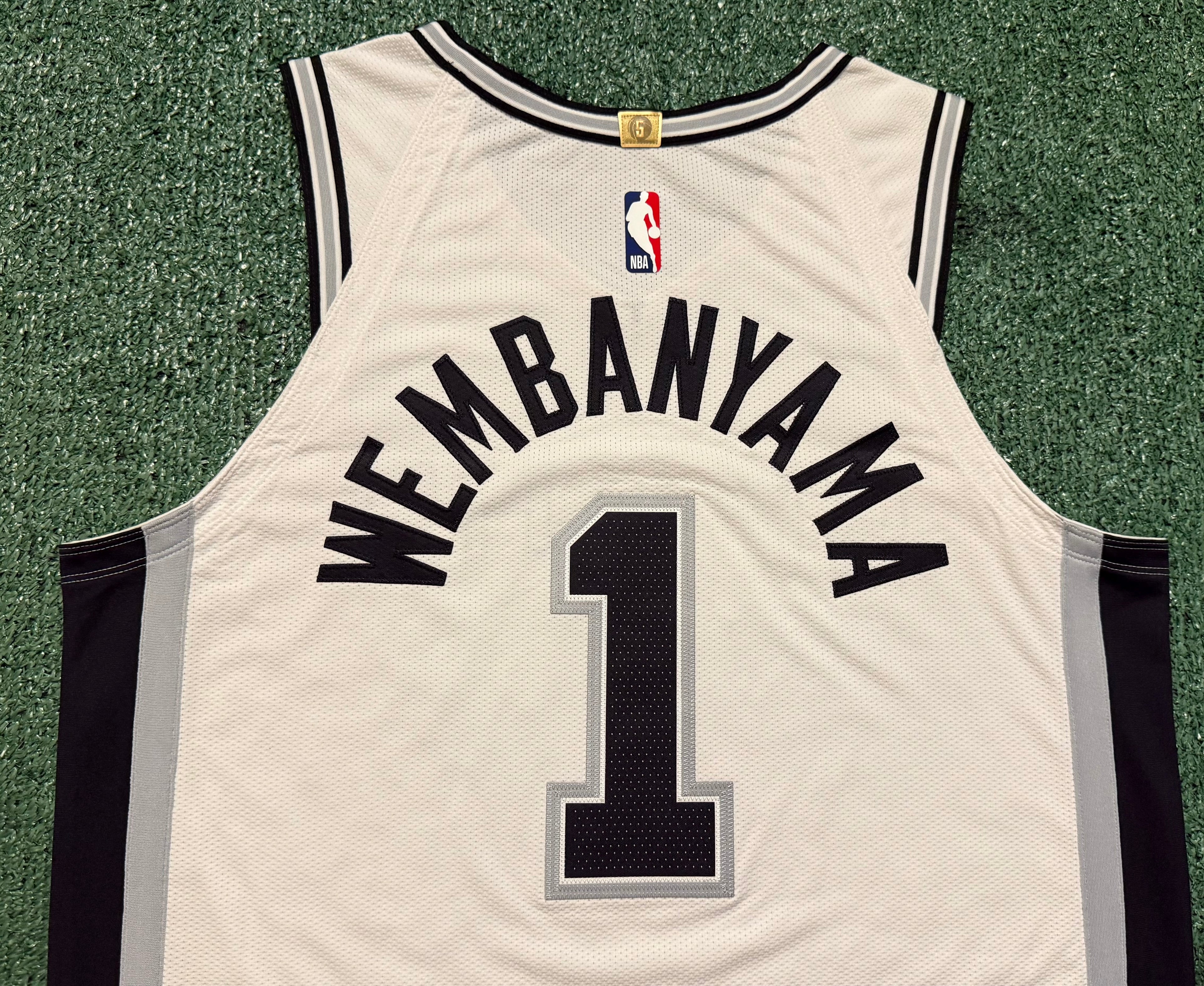 Victor Wembanyama San Antonio Spurs Jersey #1 Nike ADV Authentic White Size 48 (L) NBA
