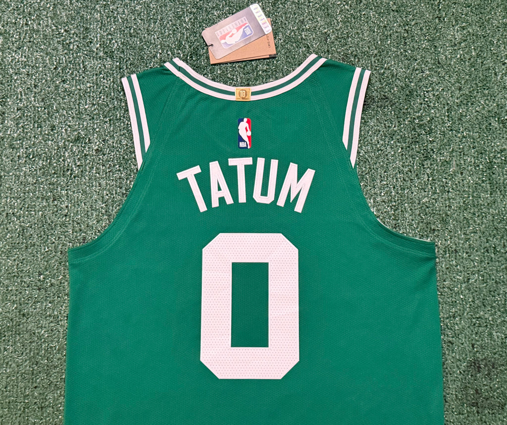 Jayson Tatum Boston Celtics Jersey #0 Nike ADV Authentic Green Size 44 (Medium) NBA