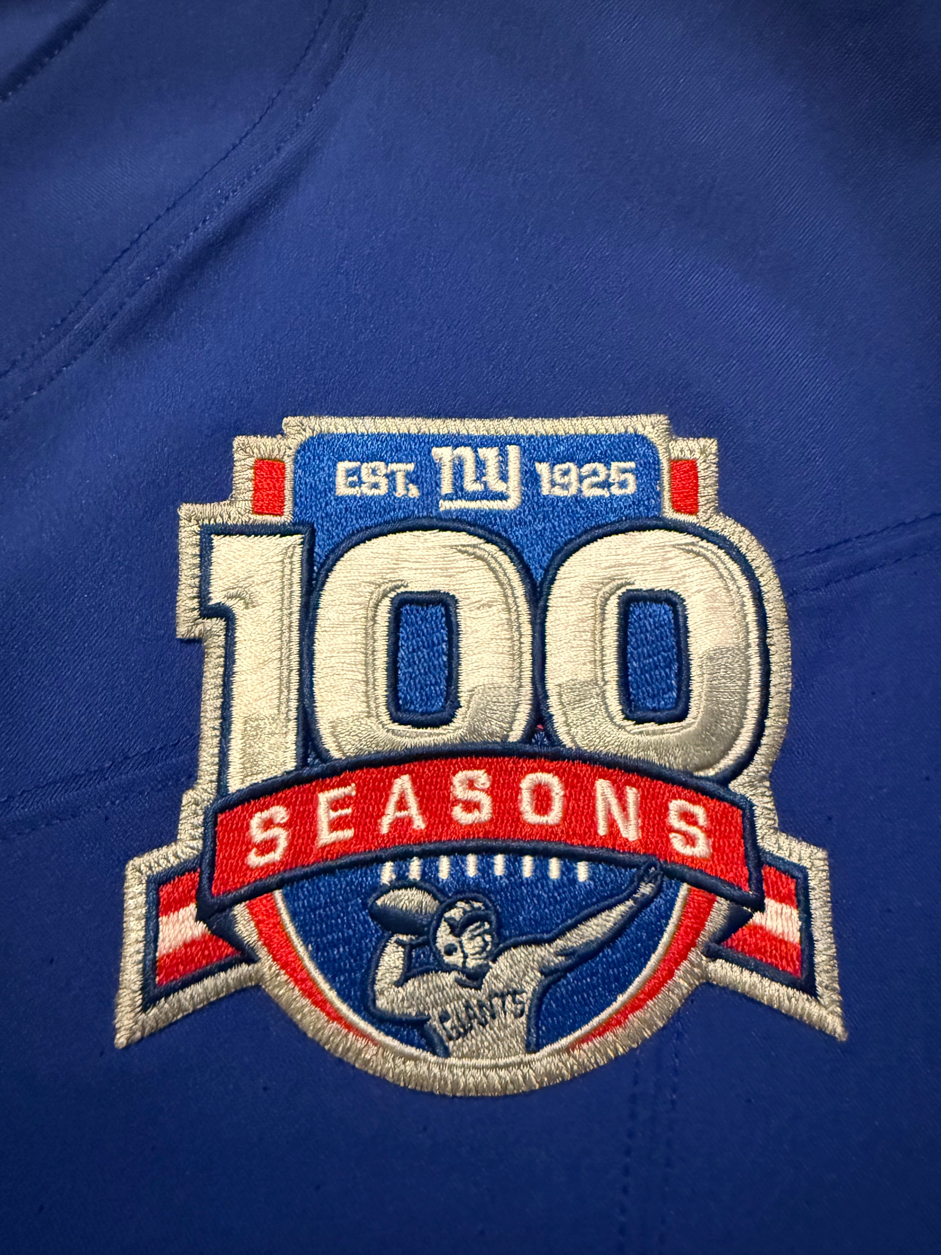 Malik Nabers New York Giants Jersey #1 Nike Vapor FUSE Elite blue size 44 (Large) NFL