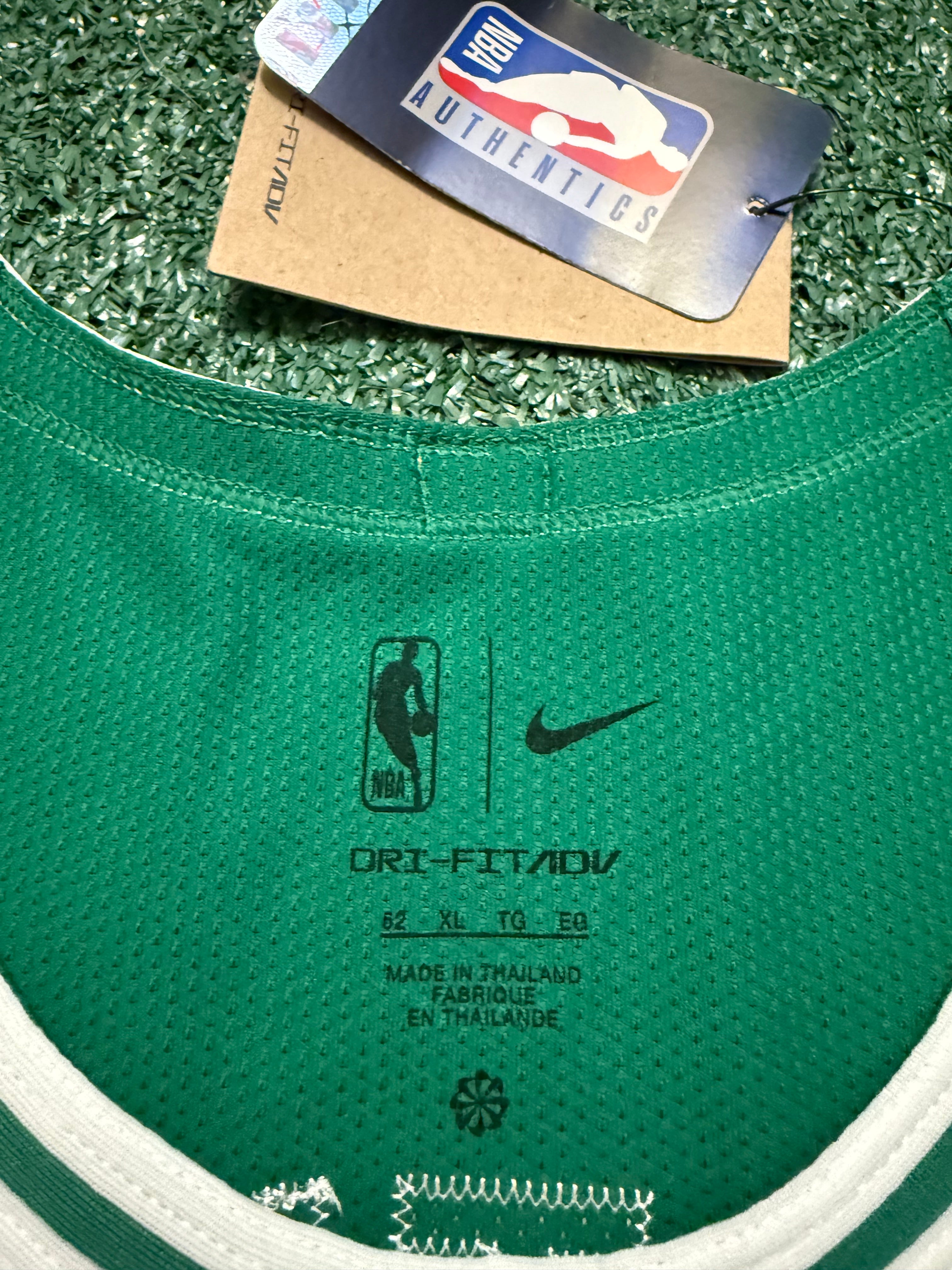 Jayson Tatum Boston Celtics Jersey #0 Nike ADV Authentic Green Size 52 (XL) NBA