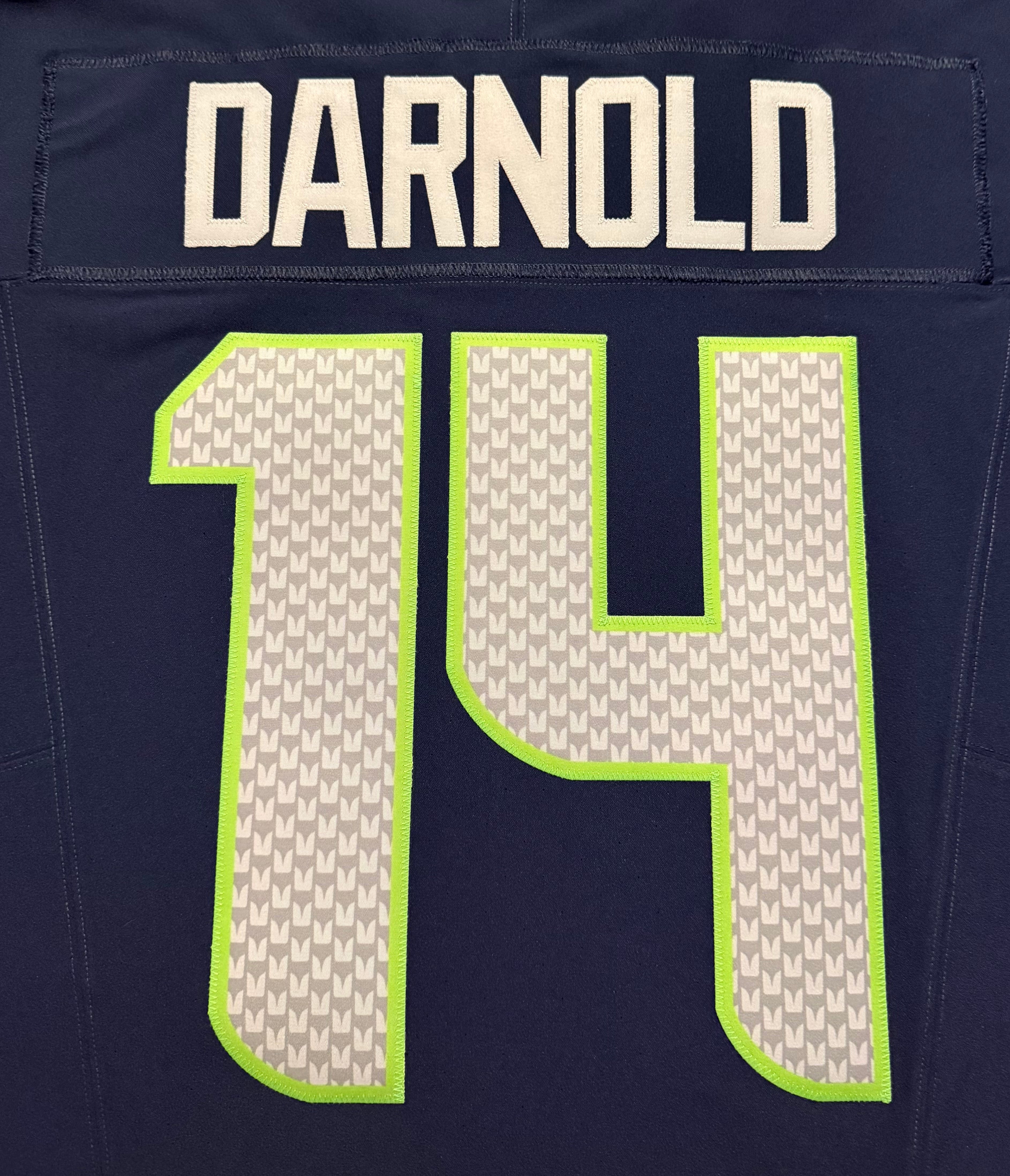 Sam Darnold Seattle Seahawks Jersey #14 Nike Vapor FUSE Elite Navy Size 48 (XL) NFL
