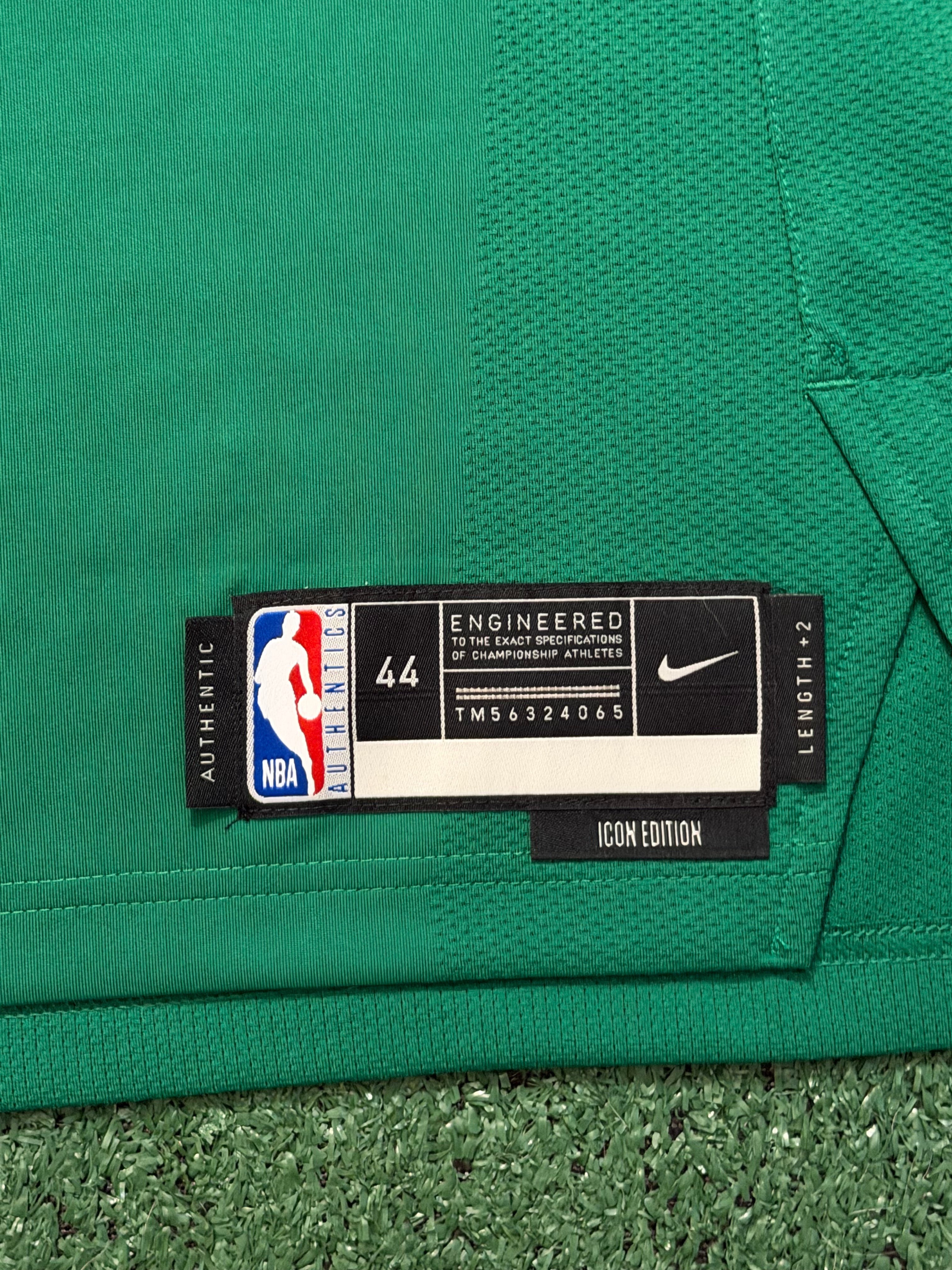 Jayson Tatum Boston Celtics Jersey #0 Nike ADV Authentic Green Size 44 (Medium) NBA