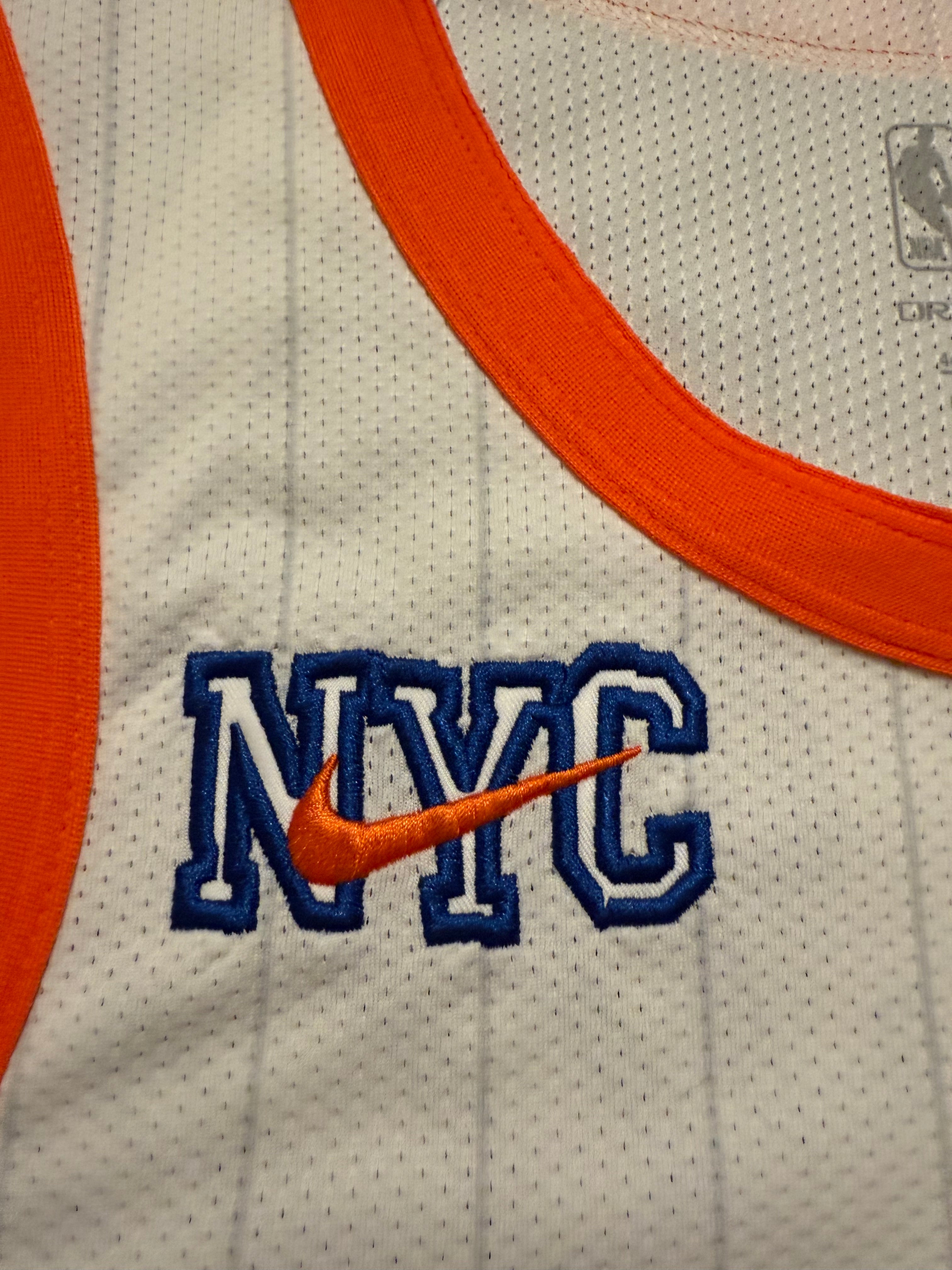 Jalen Brunson New York Knicks Jersey #11 Nike ADV Authentic White Size 44 (M) NBA
