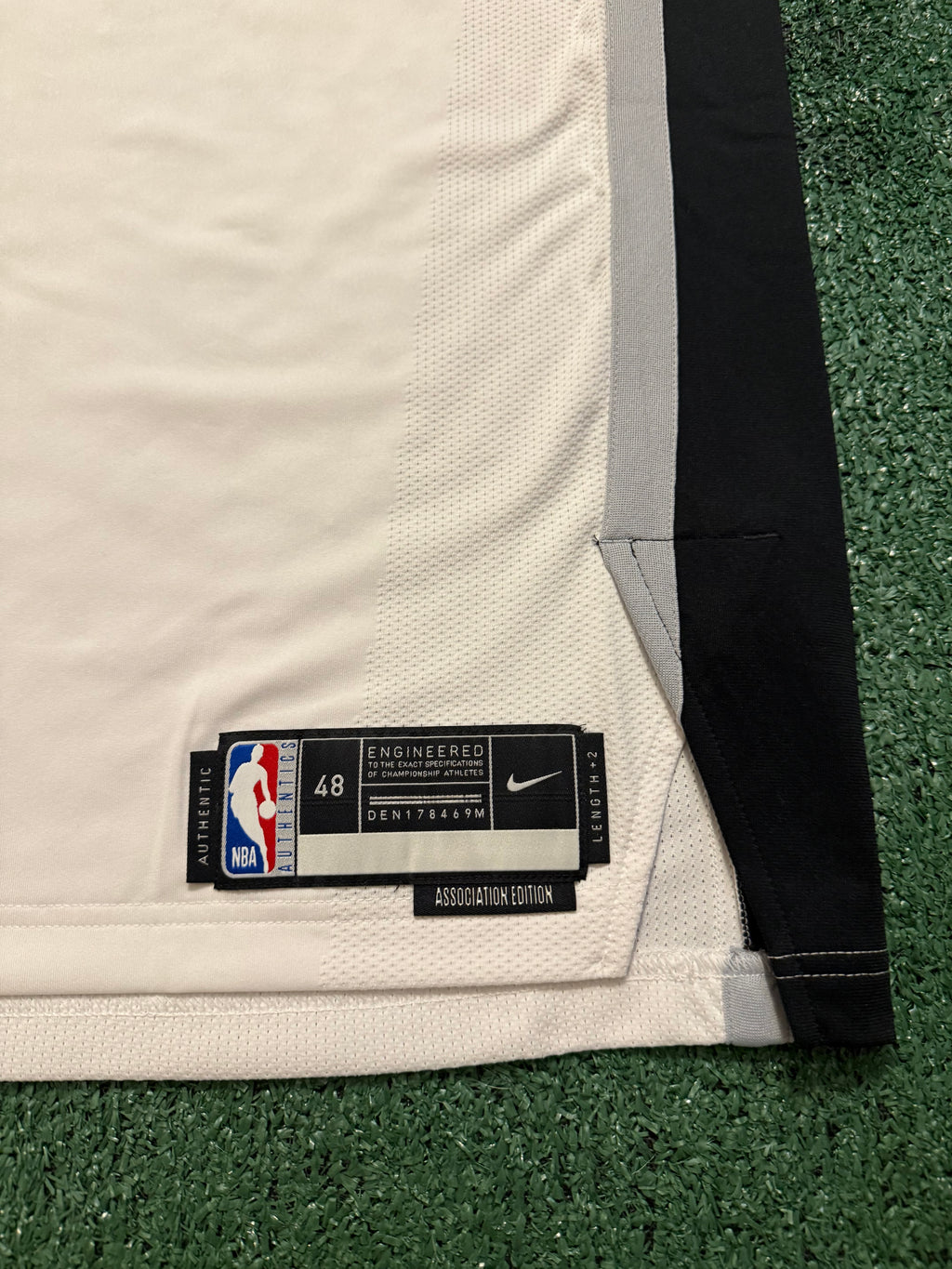 Victor Wembanyama San Antonio Spurs Jersey #1 Nike ADV Authentic White Size 48 (L) NBA