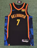 Chet Holmgren Oklahoma City Thunder Jersey #7 Nike ADV Authentic Black Size 44 (M) NBA