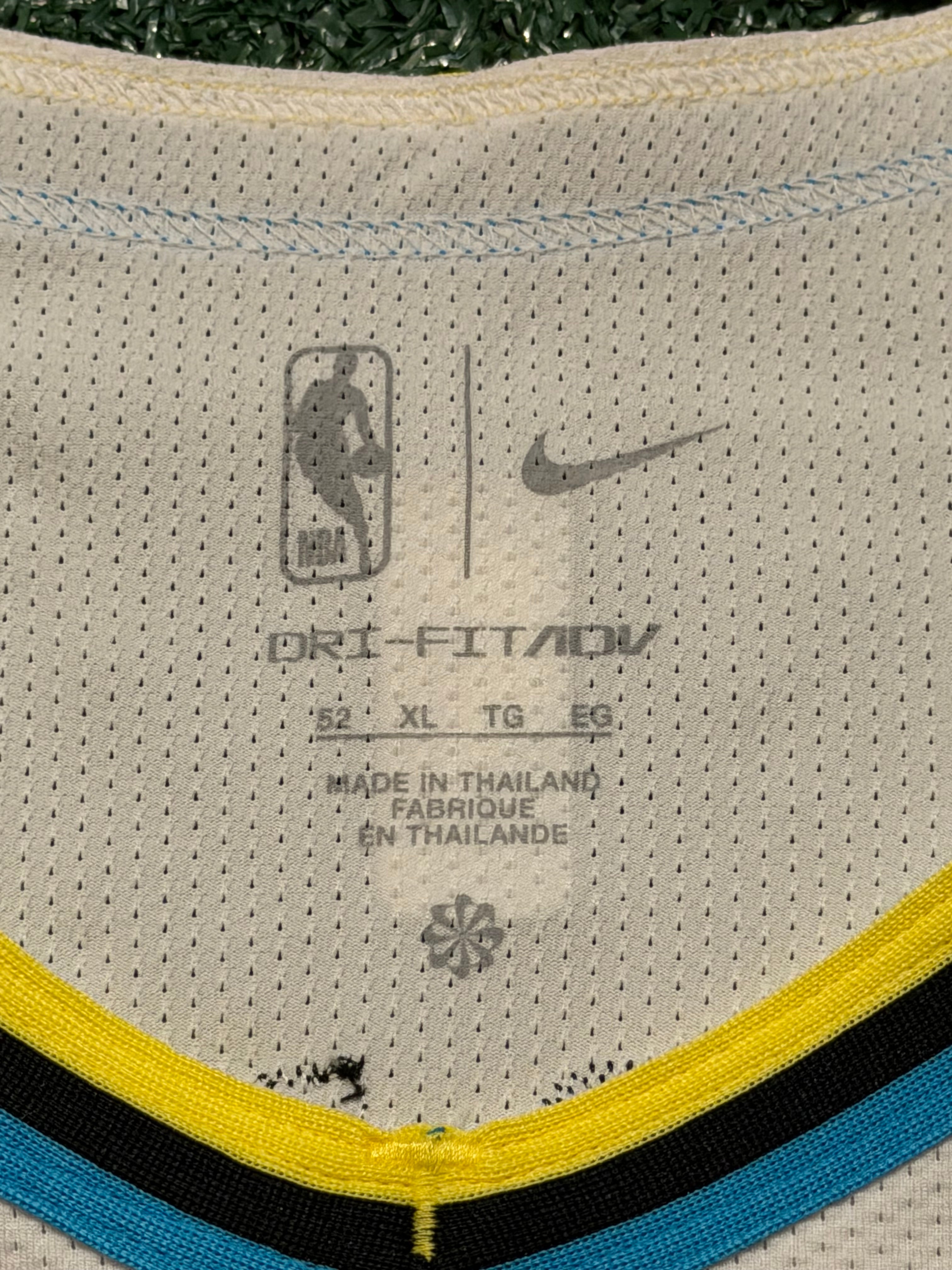 Tyrese Haliburton Indiana Pacers Jersey #0 Nike ADV Authentic White Size 52 (XL) NBA